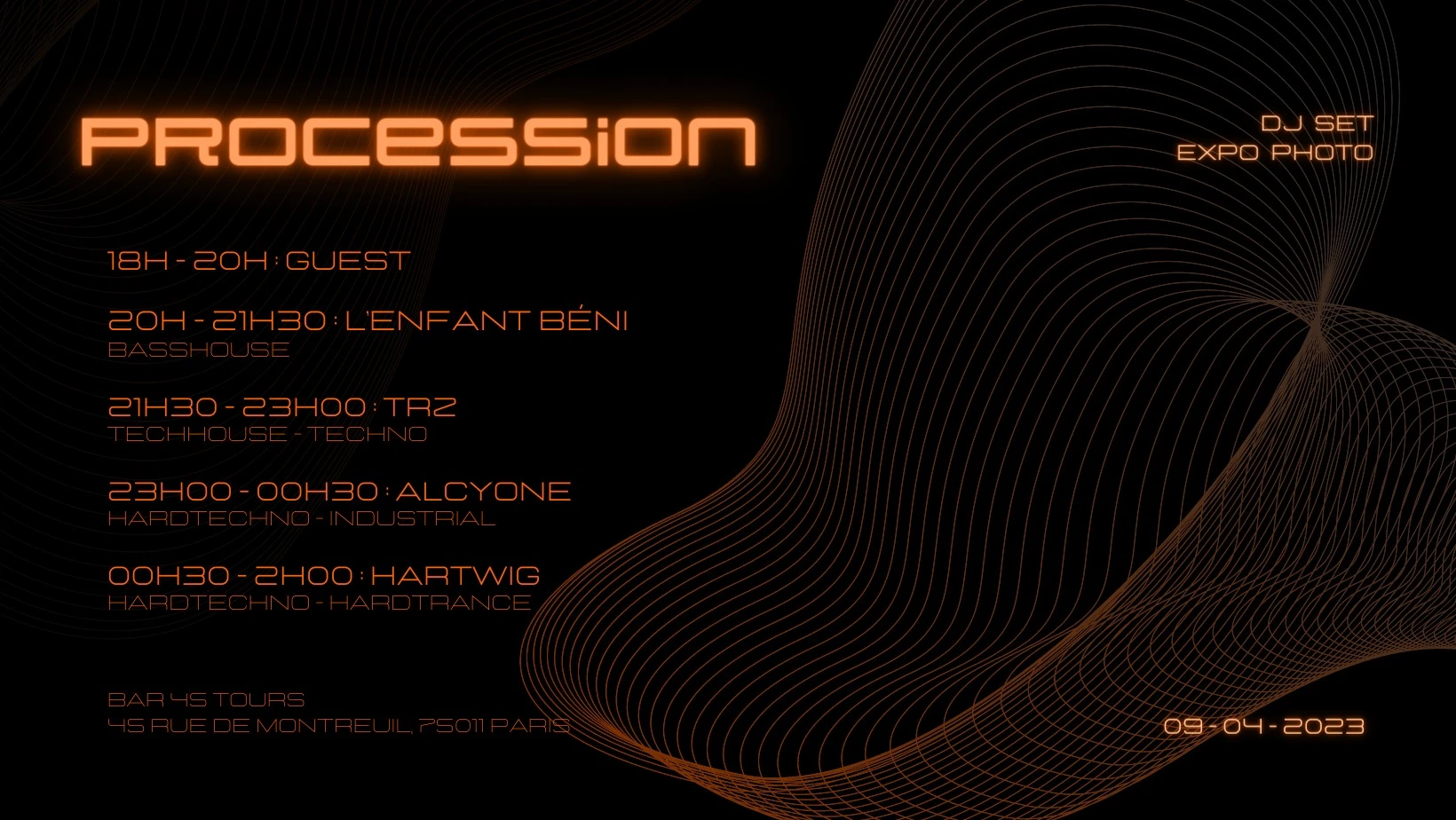 Procession W/ Trz, Alcyone & Hartwig @45 Tours