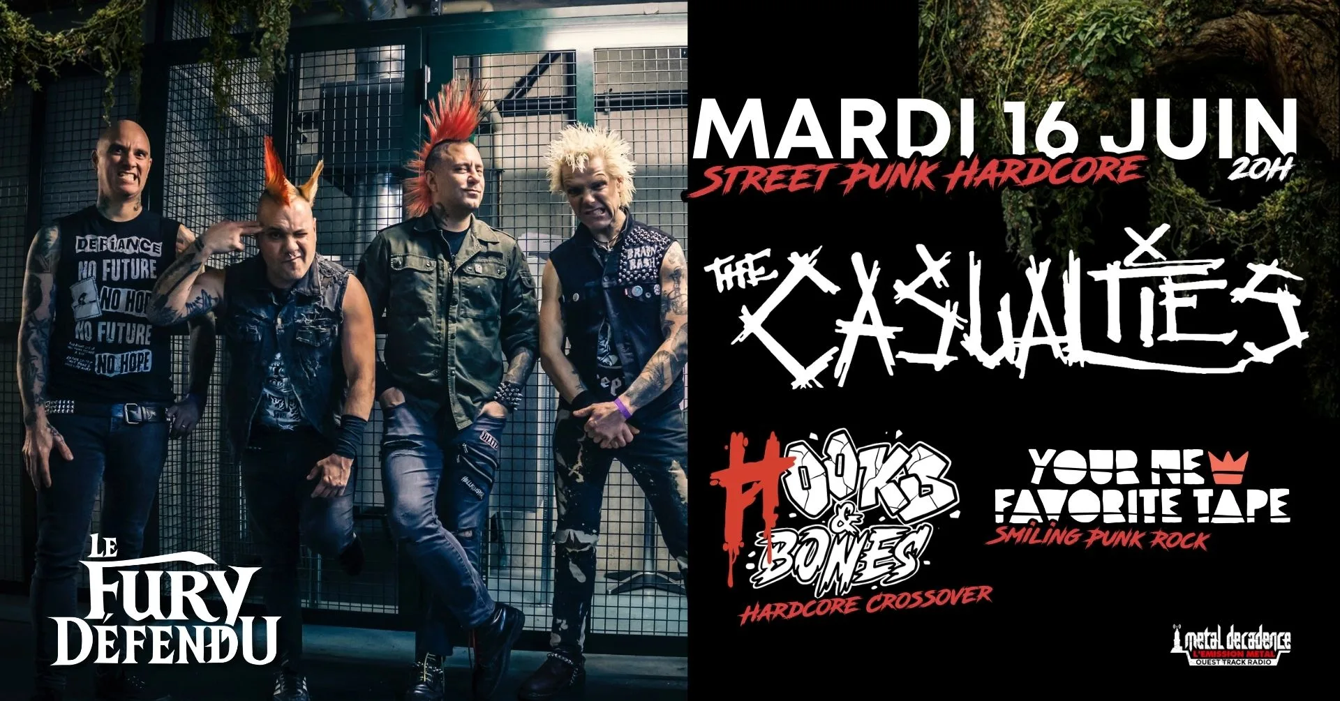 The Casualties / Hooks And Bones / Your New Favorite Tape