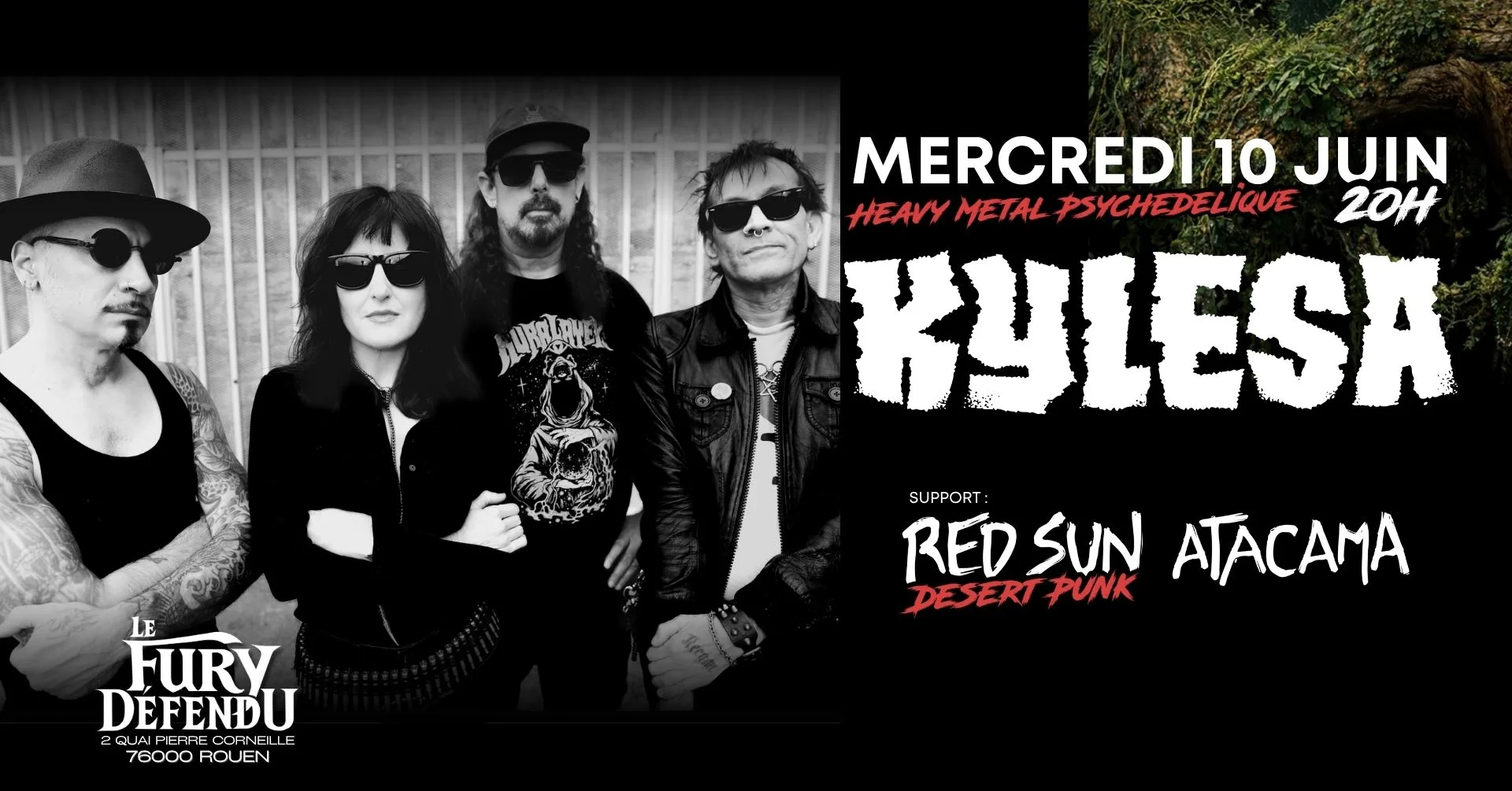 Kylesa + Red Sun Atacama // Le Fury Défendu