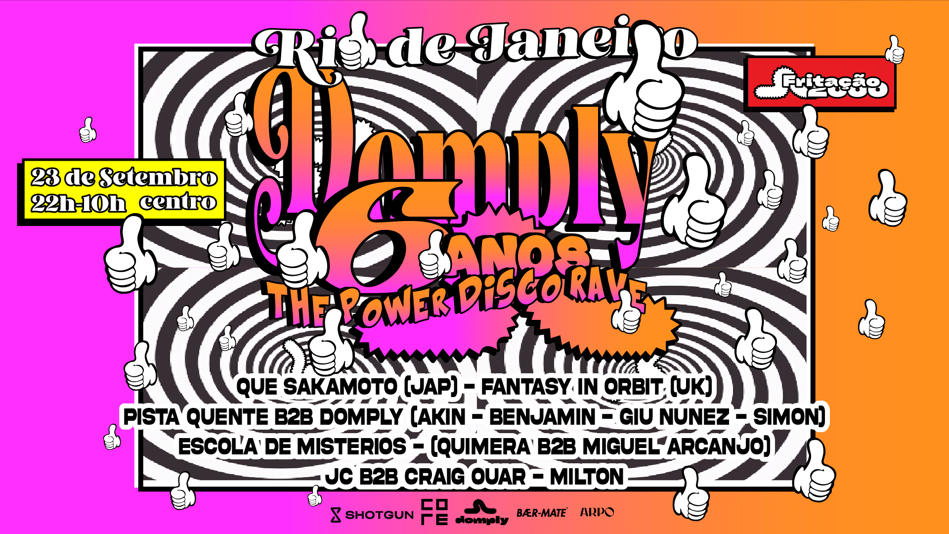 Domply !! The Power Disco Rave !! 6 Anos Birthday