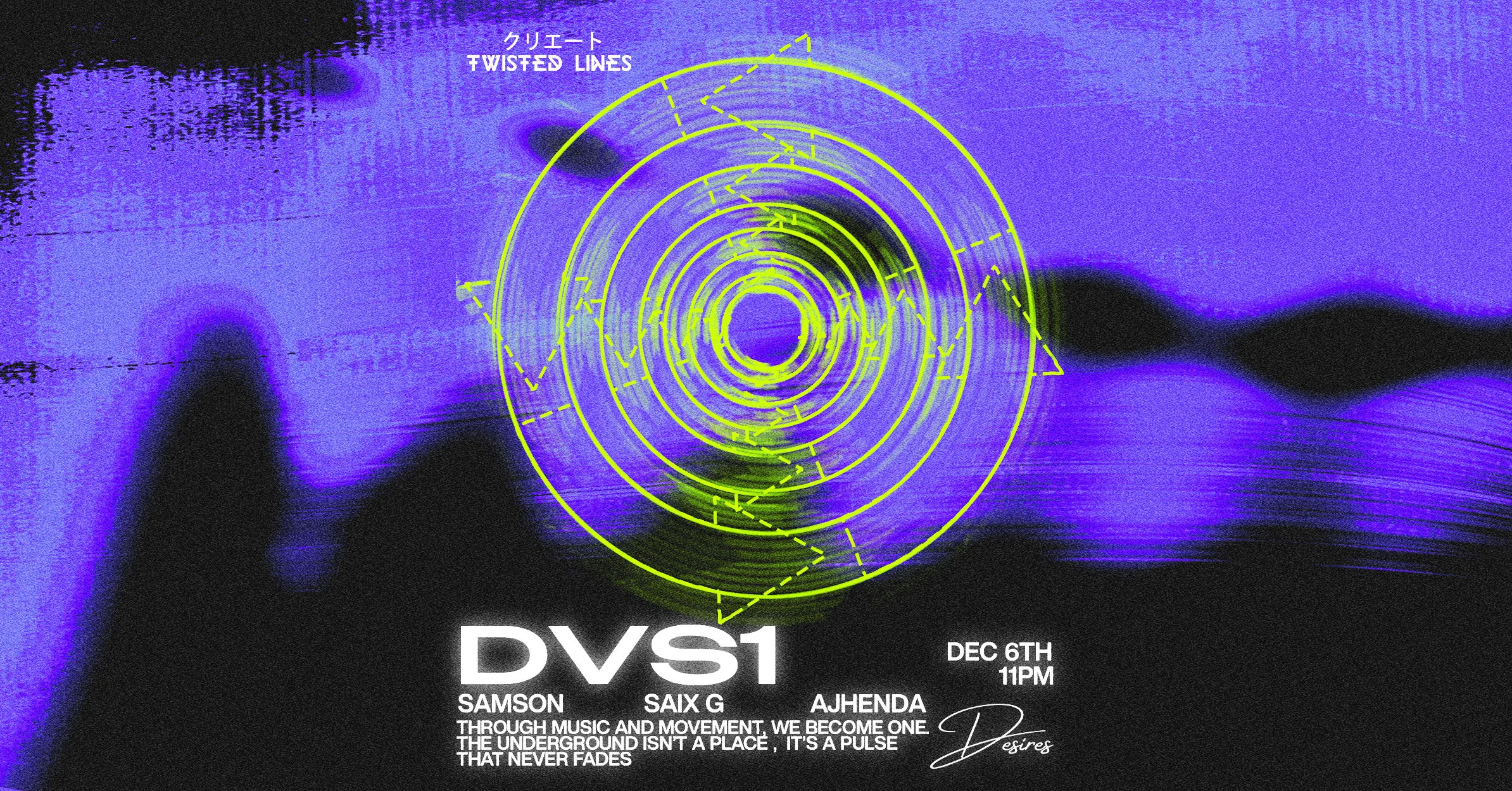 Twisted Lines , Obscure, Desires: Dvs1