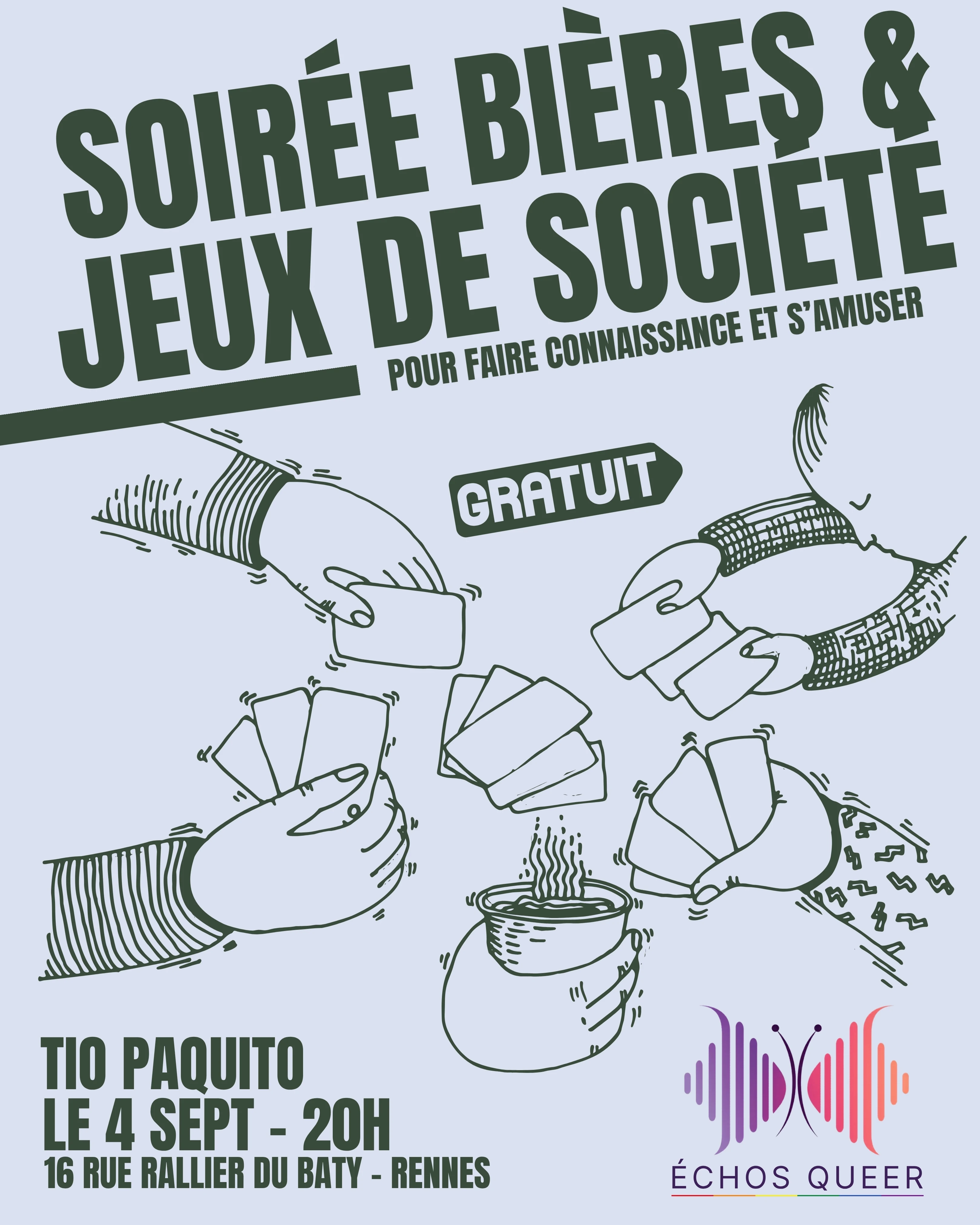 Soirée Bière Et Jeux De Société