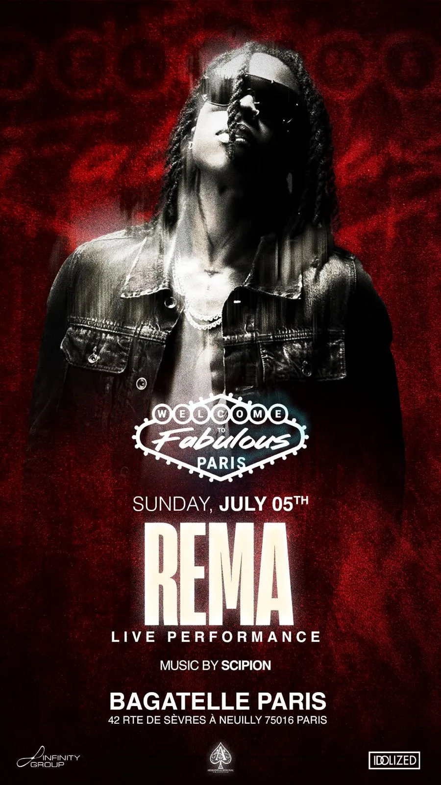 Fabulous Sunday July 05th - Rema Live Performance -Bagatelle
