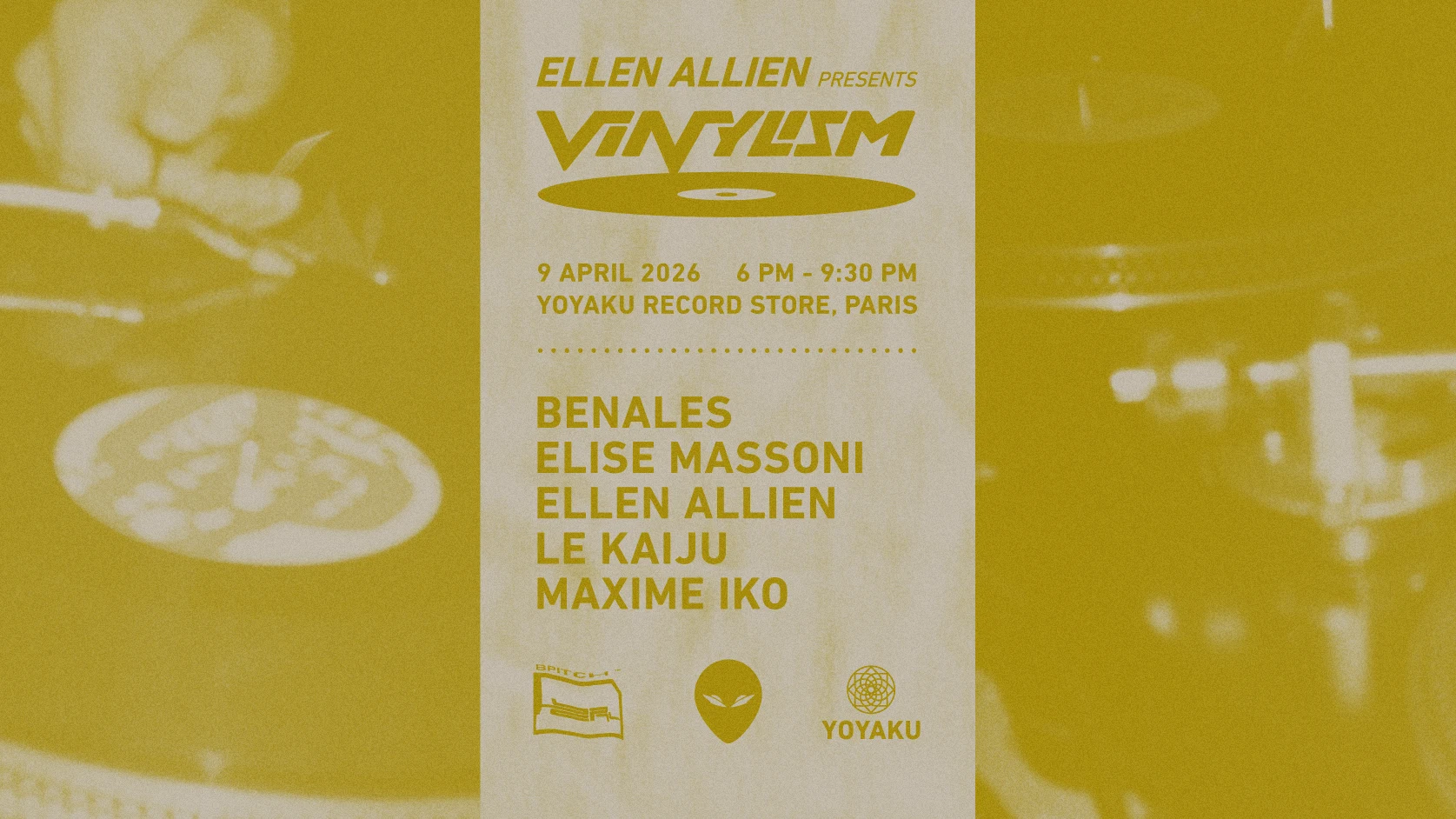 Ellen Allien Presents Vinylism X Yoyaku