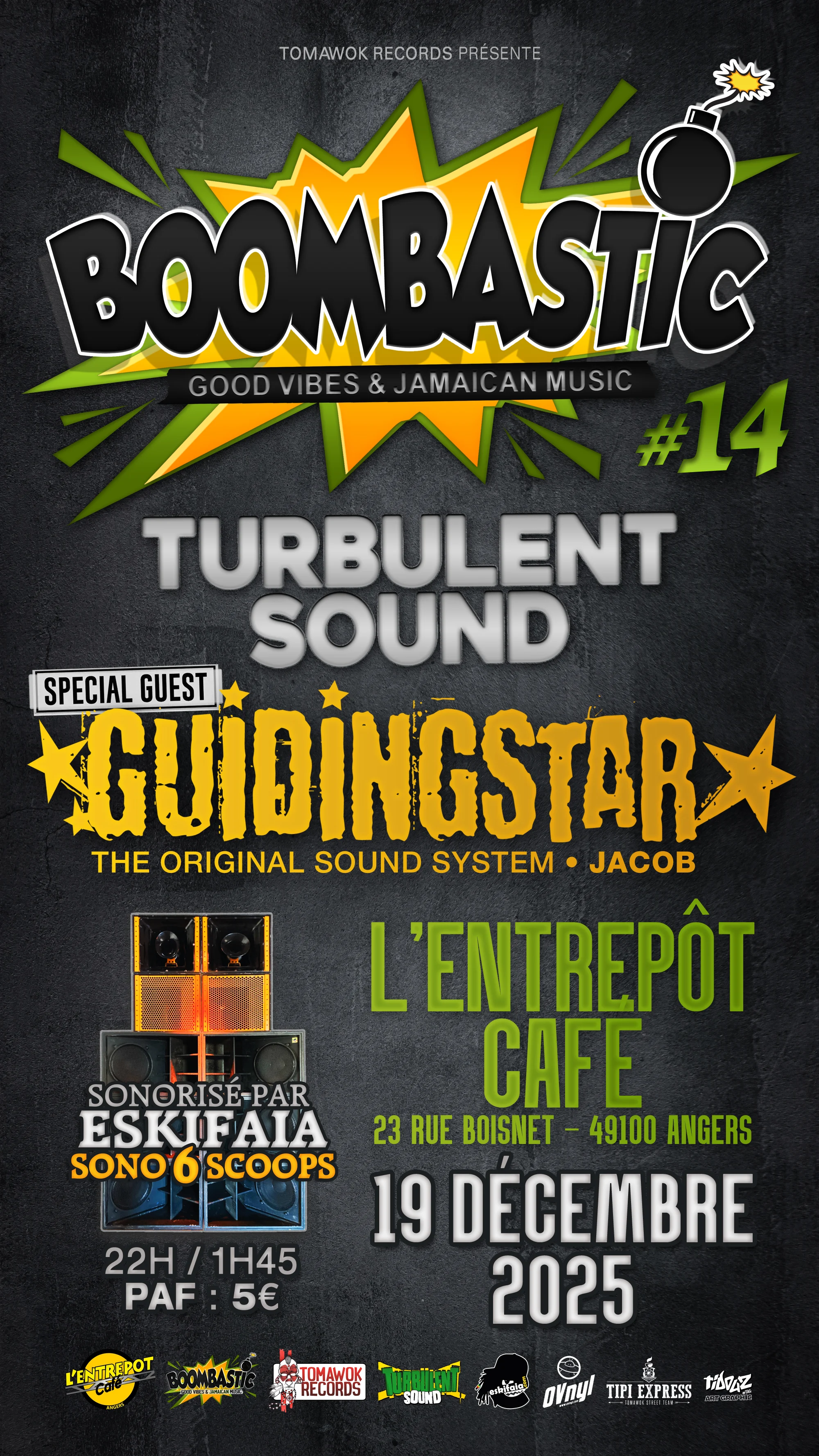 Angers - Guiding Star X Turbulent Sound - Boombastic #14