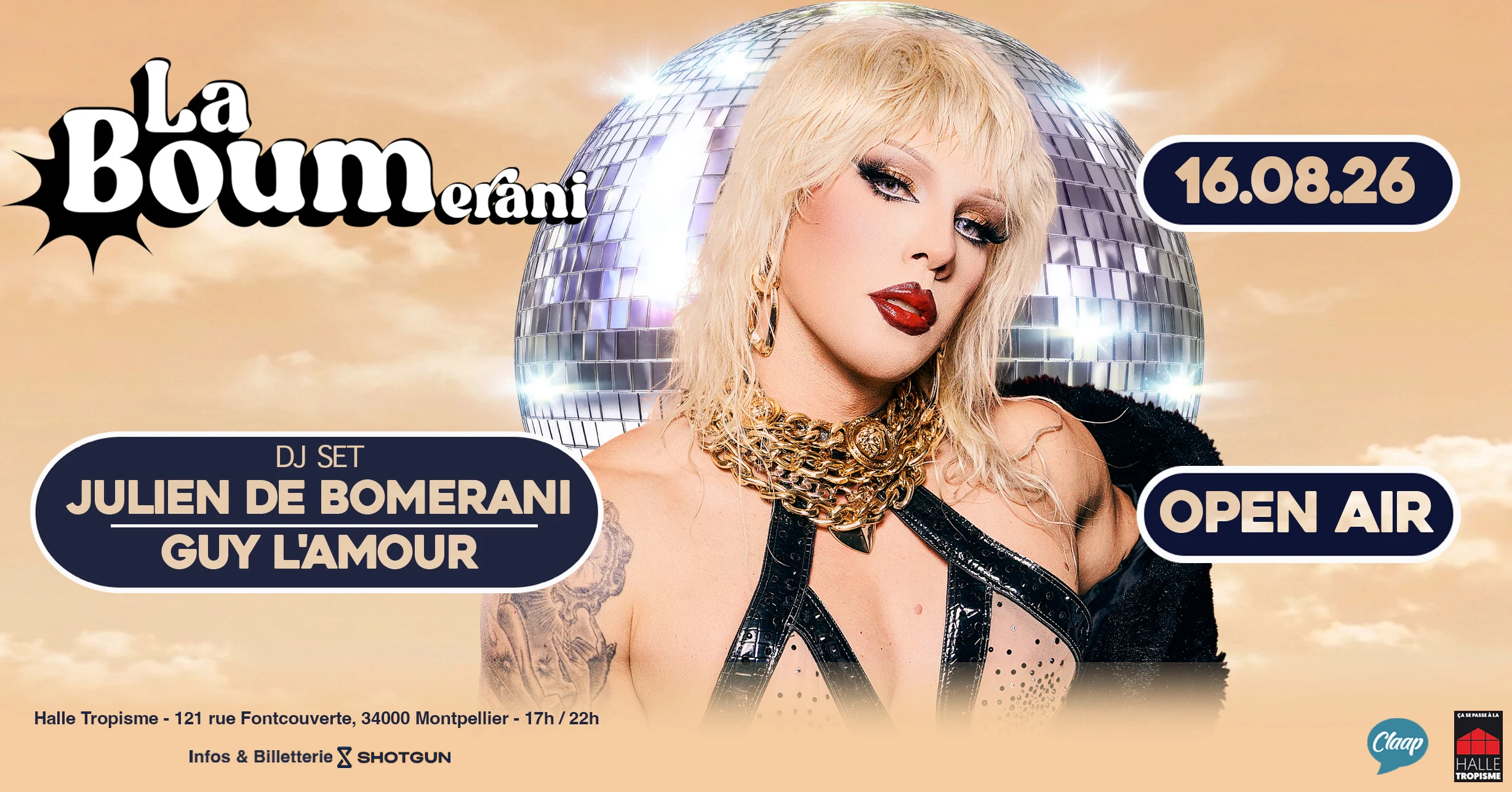 Dim 16/08 - La Boum X Tropisme - Open Air - La Derniere