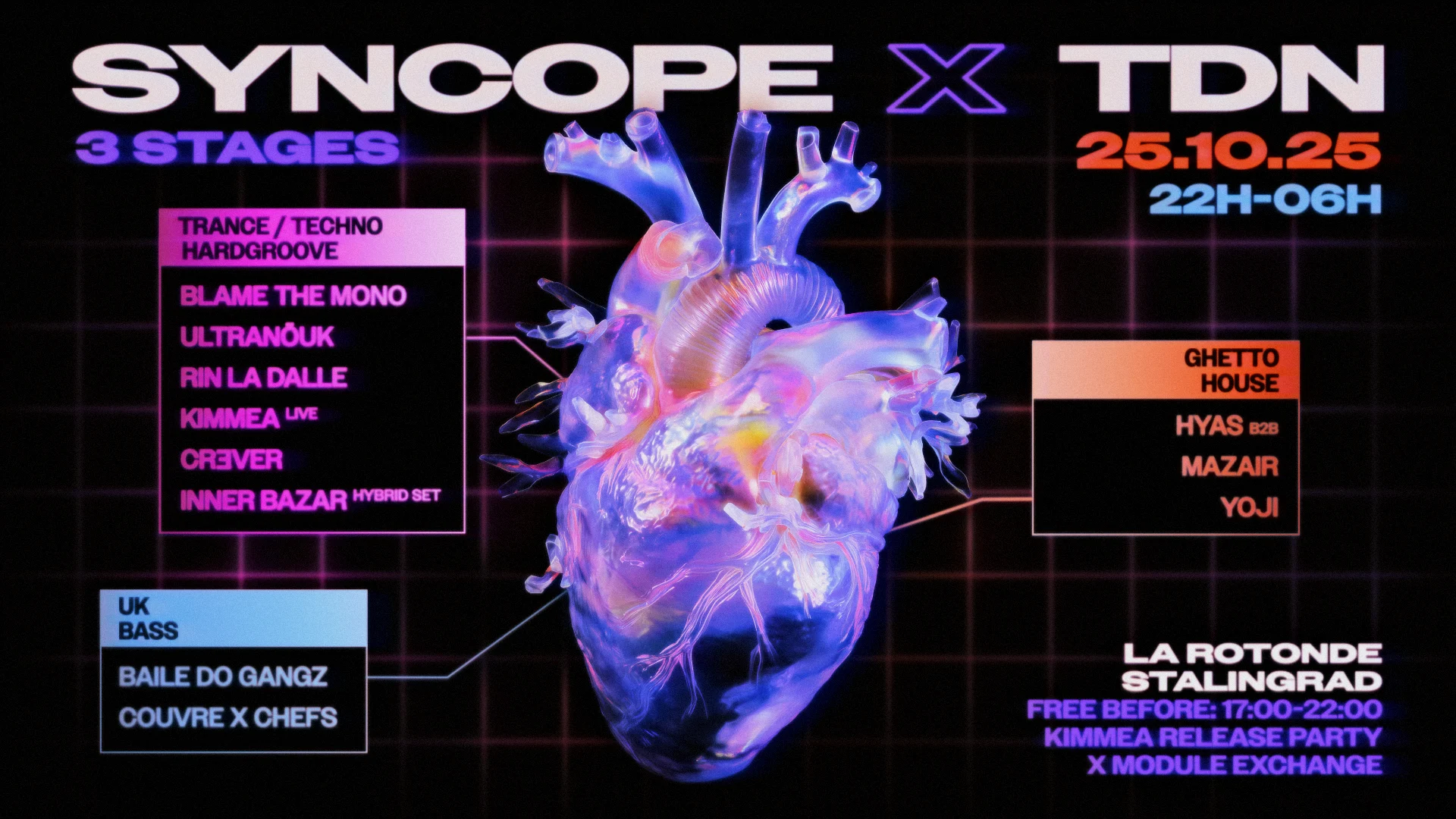 Syncope X Tdn: Blame The Mono, Hyas, Rin La Dalle, Ultranöuk