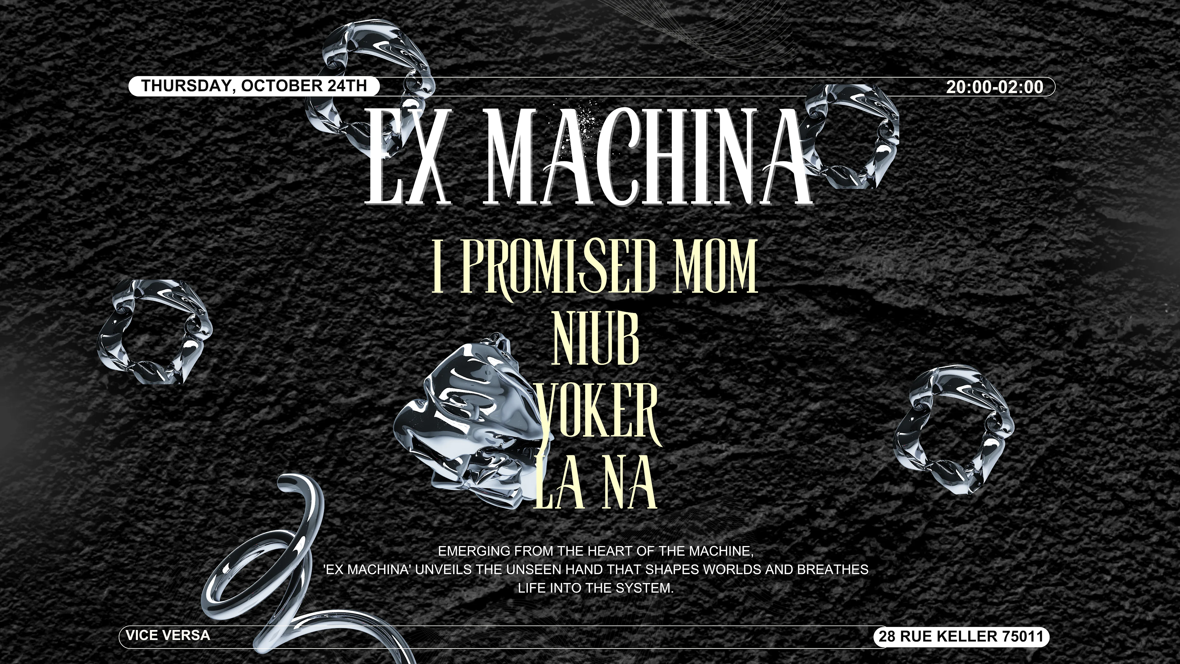 Ex Machina  —  I Promised Mom, Yoker, Niub & La Na