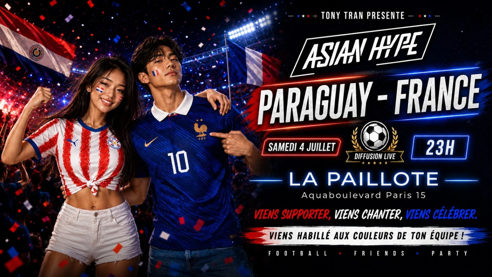 Fan Zone France Vs Paraguay - Chalet Du Lac