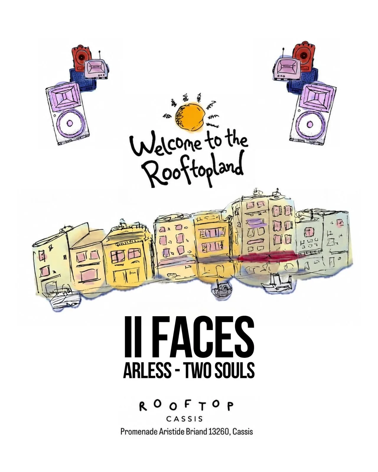 II Faces - 14.08.26 - Rooftop Cassis X Effet Mer