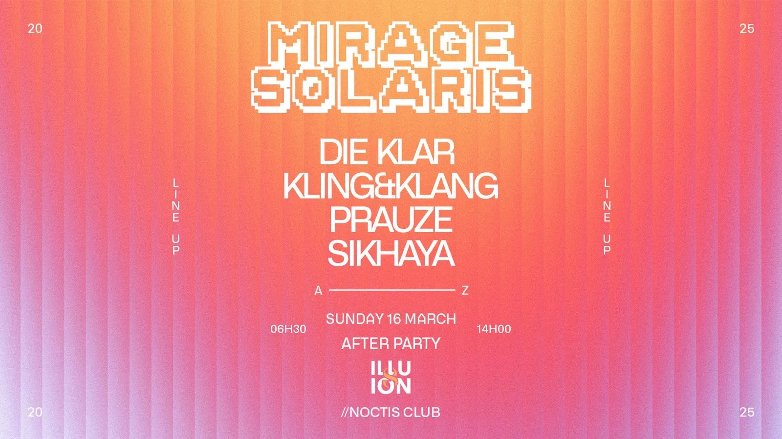 Illusion Rave Mirage Solaris: After Party