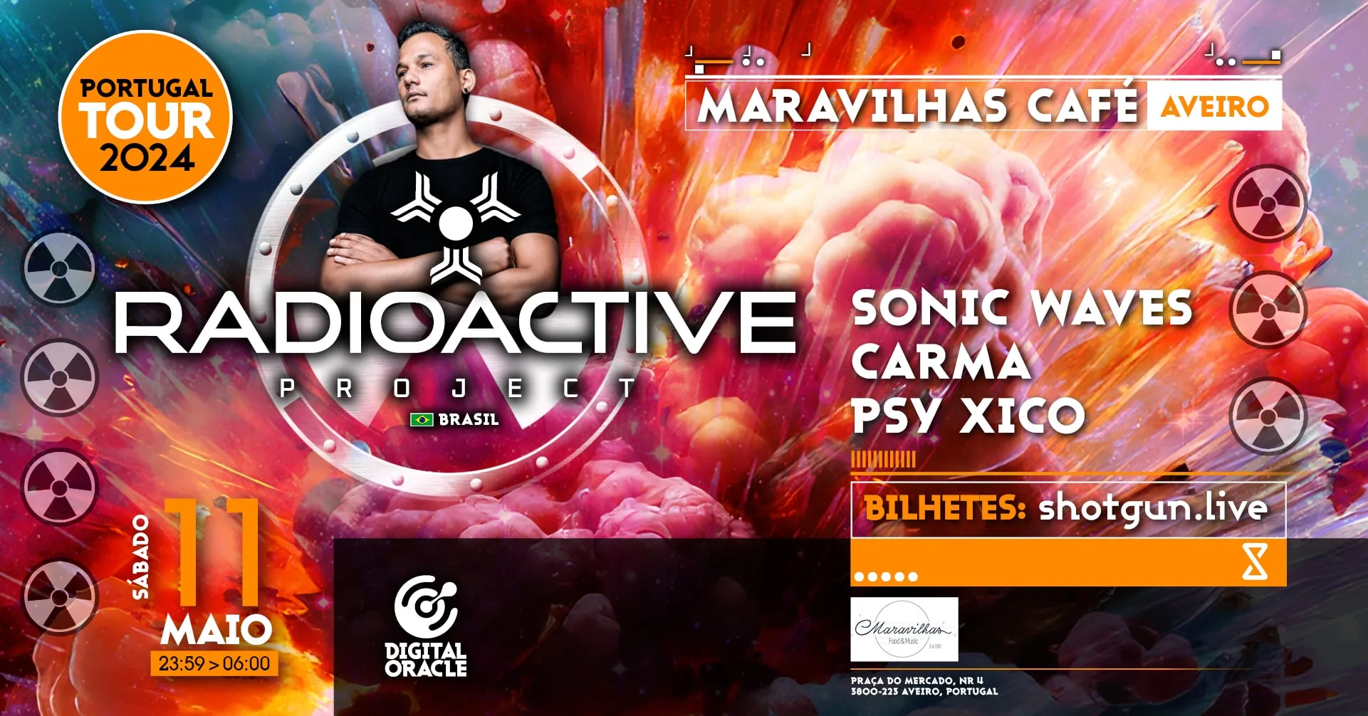 Radioactive Project & Sonic Waves @ Maravilhas Café