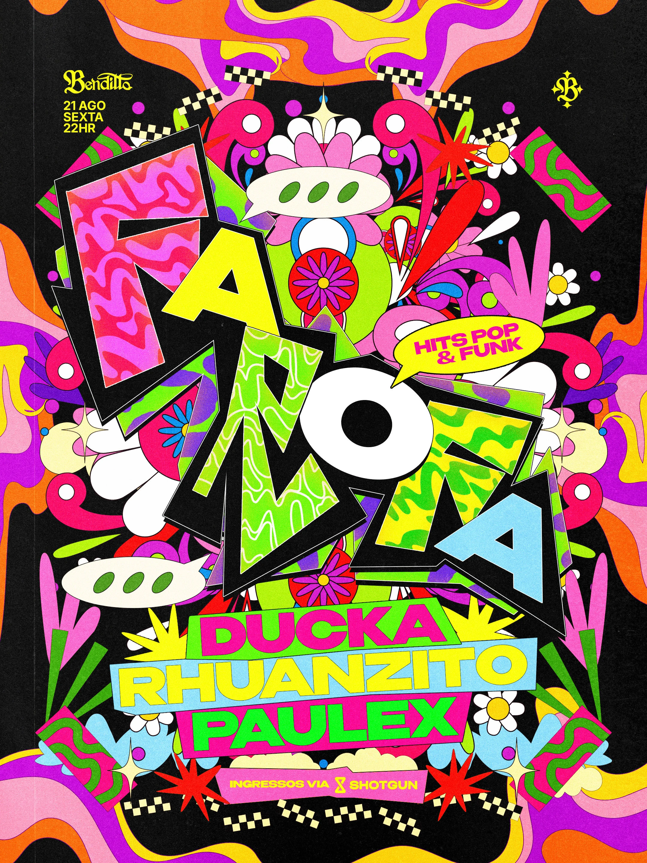 Farofa - Funk & Pop Hits - Ice Dobrada Até 00h