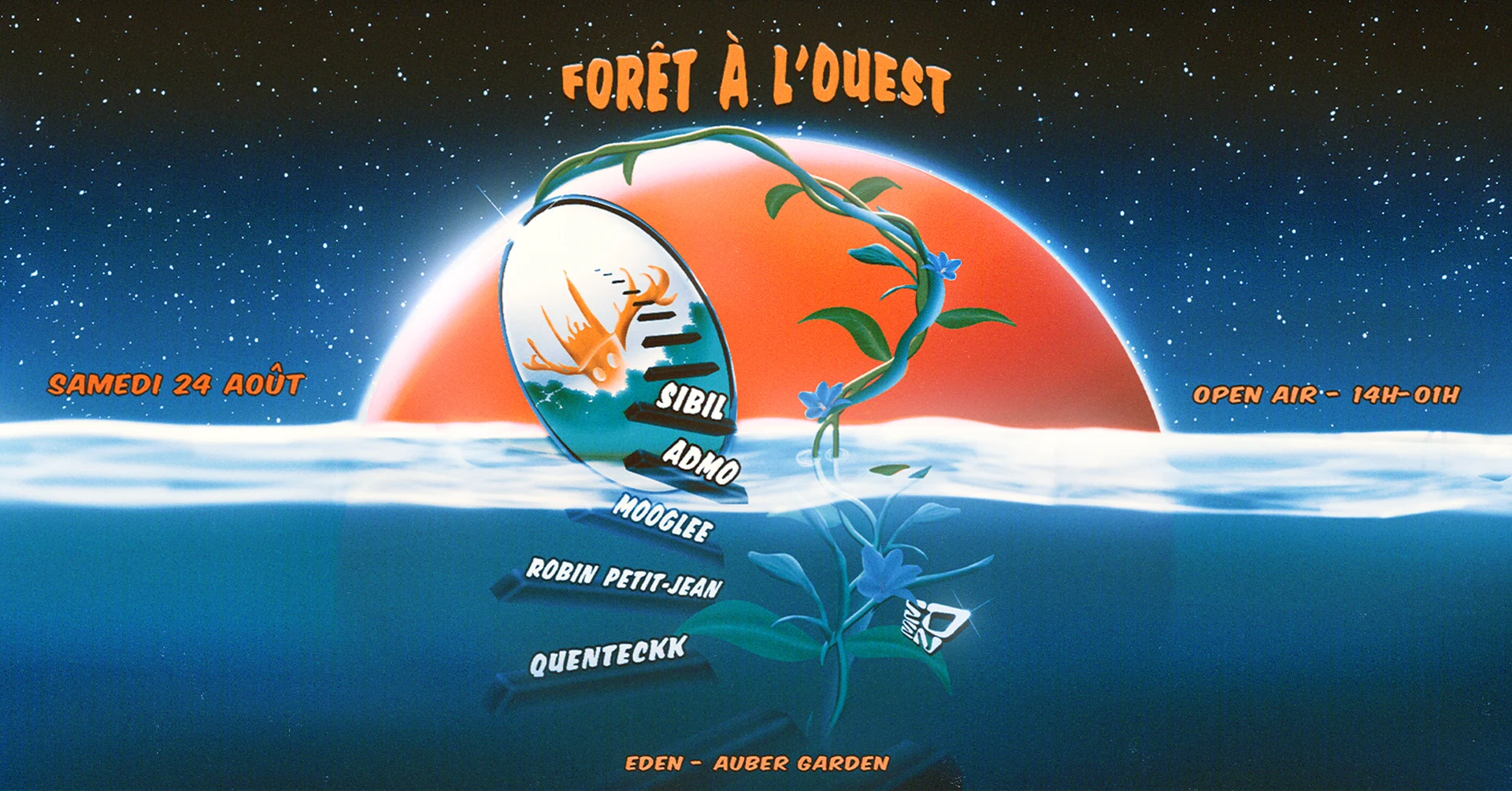 Forêt À L'ouest: Sibil, Admo, Robin Petit-Jean & Quenteckk..