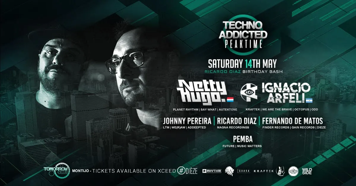 Techno Addicted Peaktime With Netty Hugo & Ignacio Arfeli