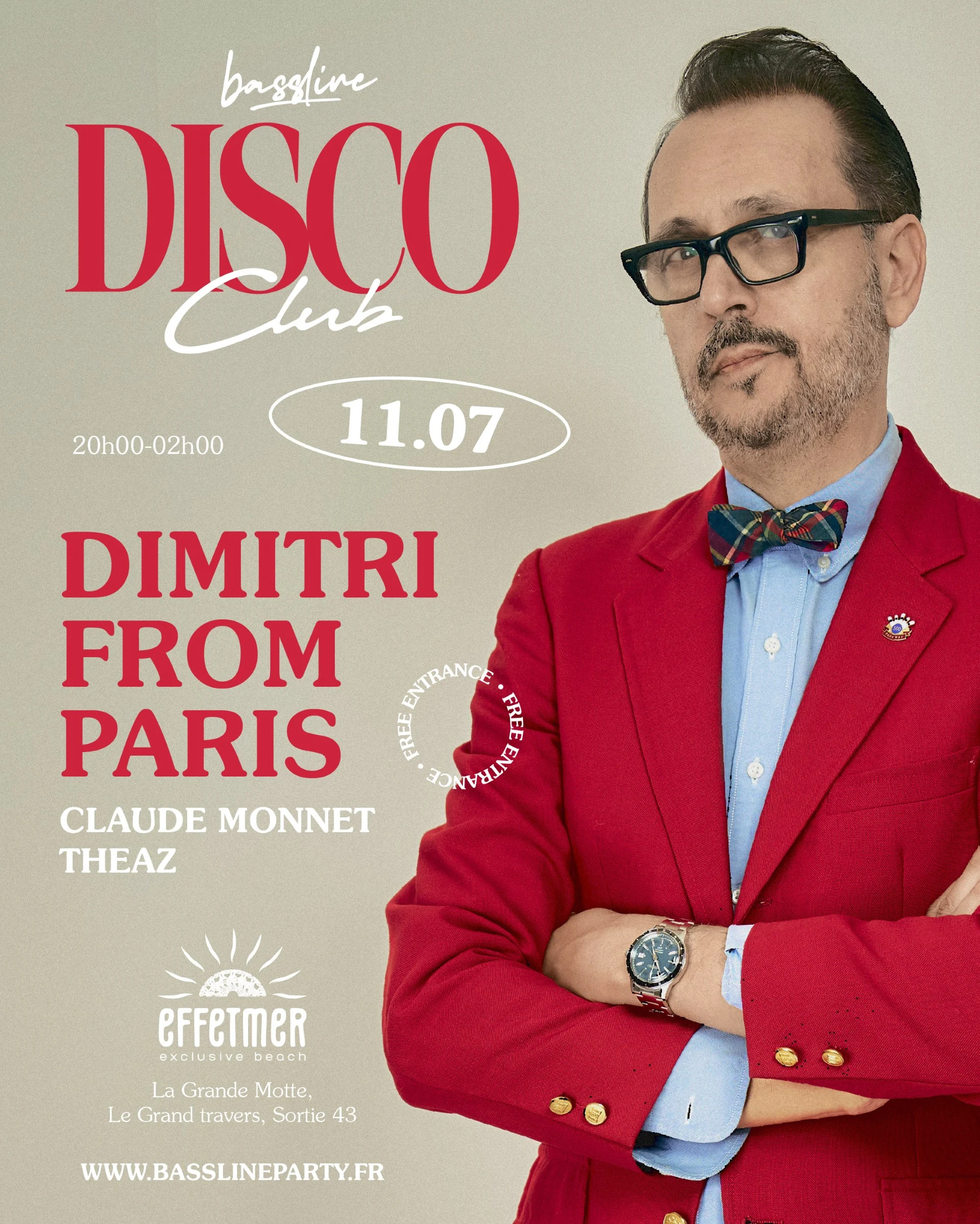 Disco Club By Bassline Party X Dimitri From Paris
