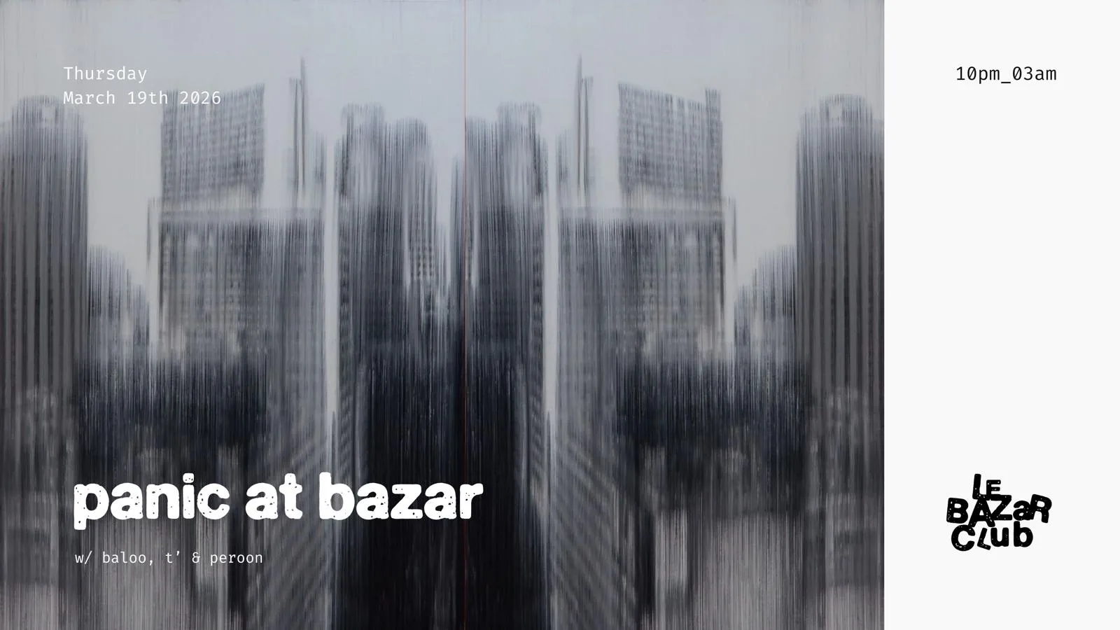 Panic At Bazar