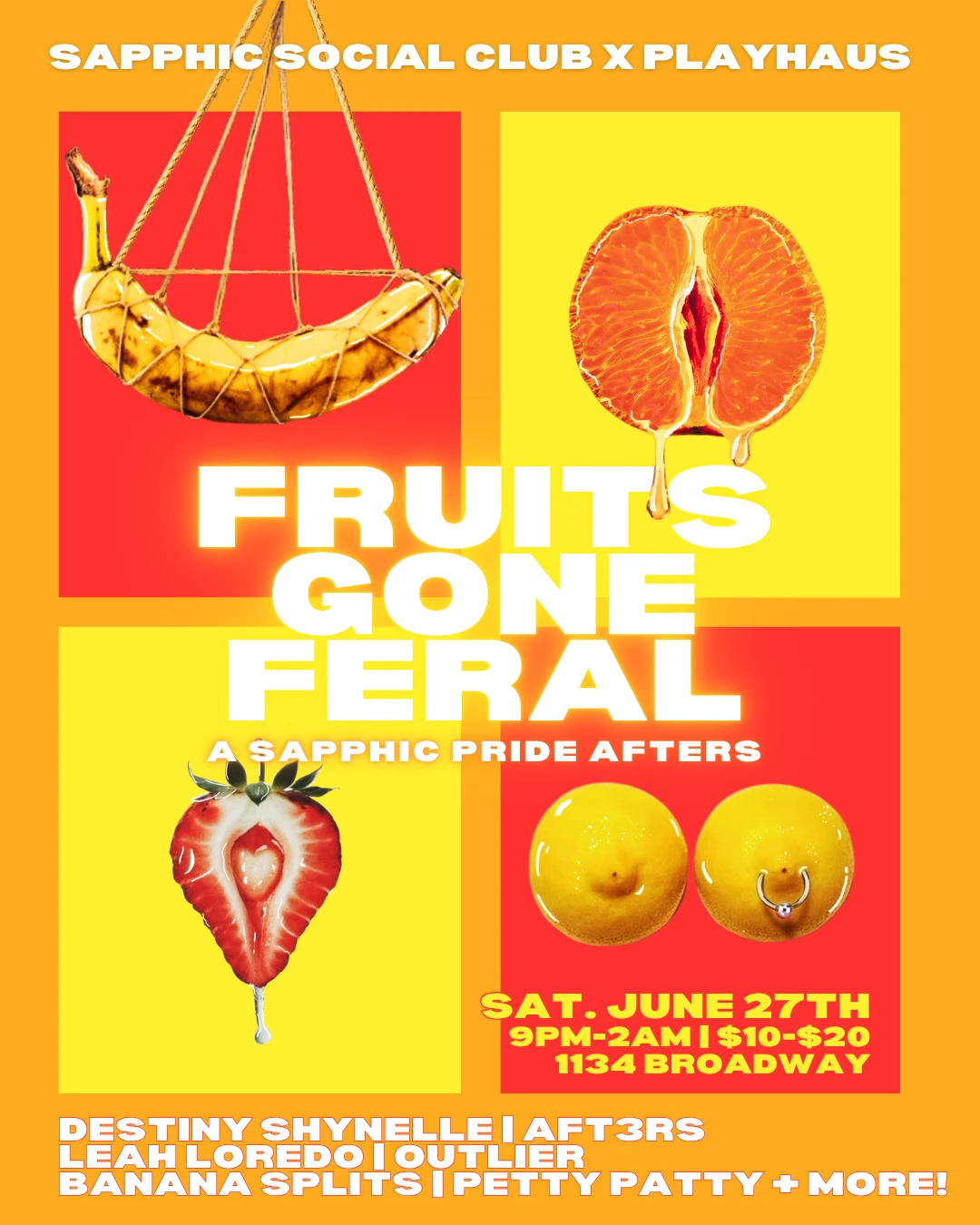 Sapphic Social Club X Playhaus: Fruits Gone Feral