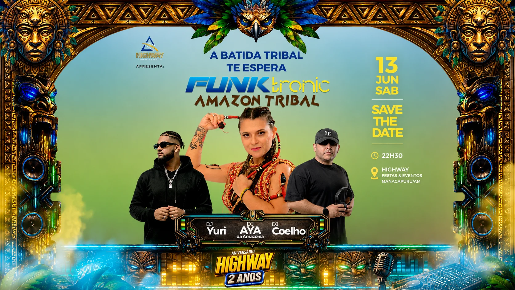 Funktronic Amzon Tribal