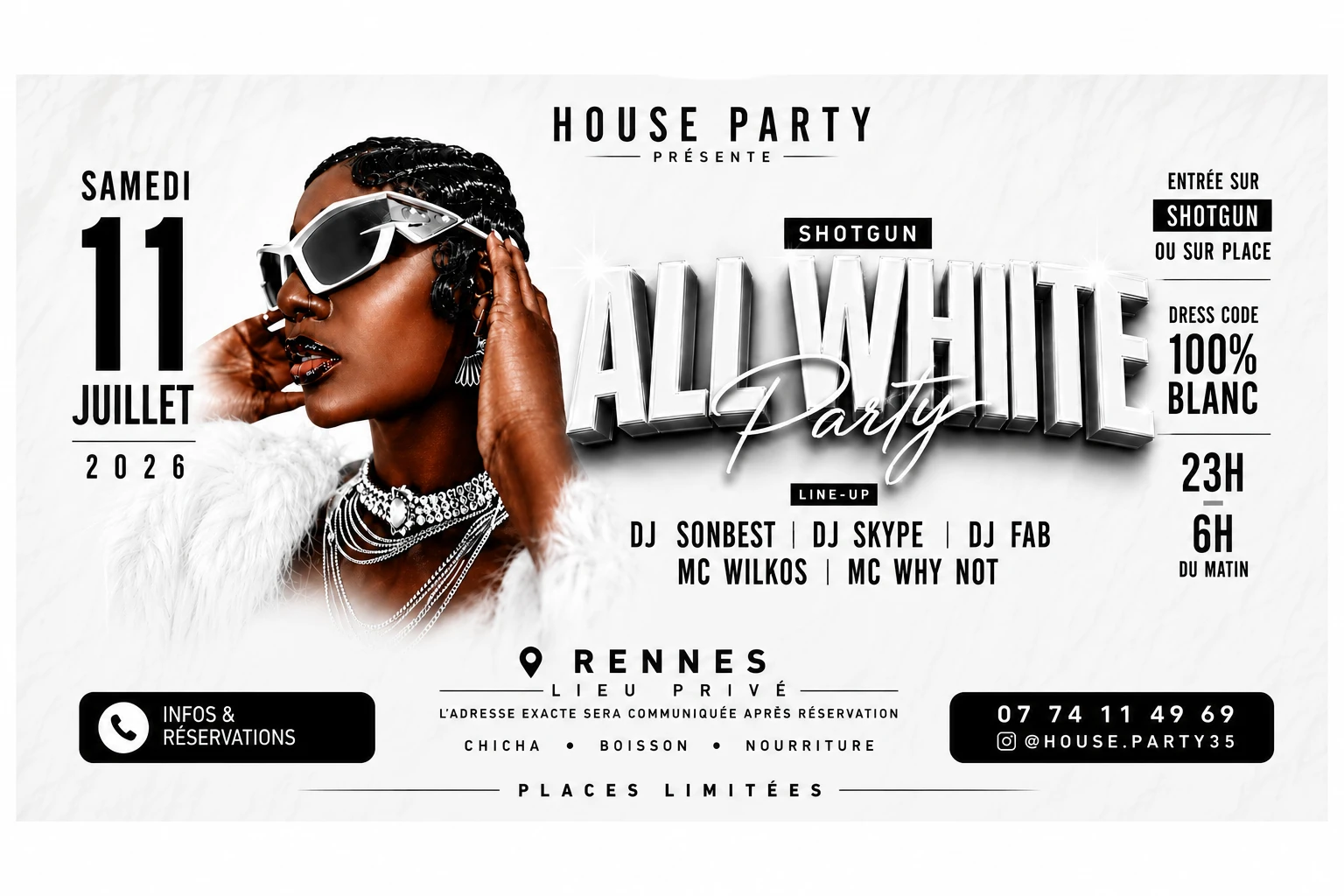 House-Party All White