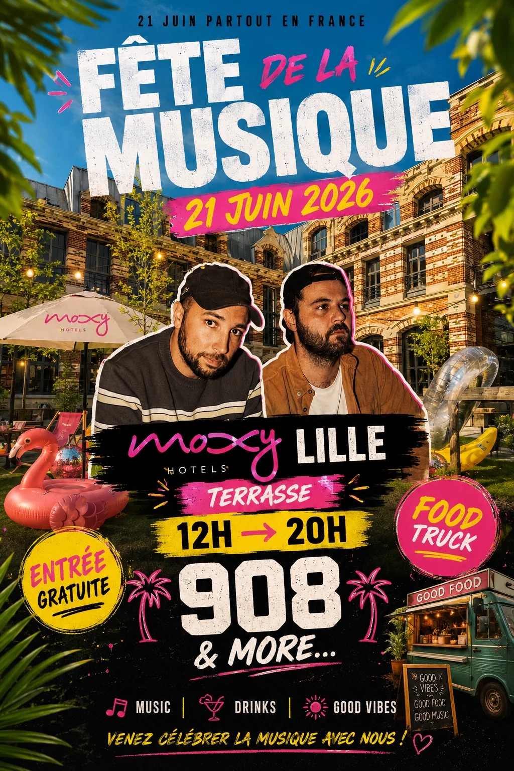 908 Open Air • Fête De La Musique • Moxy Lille