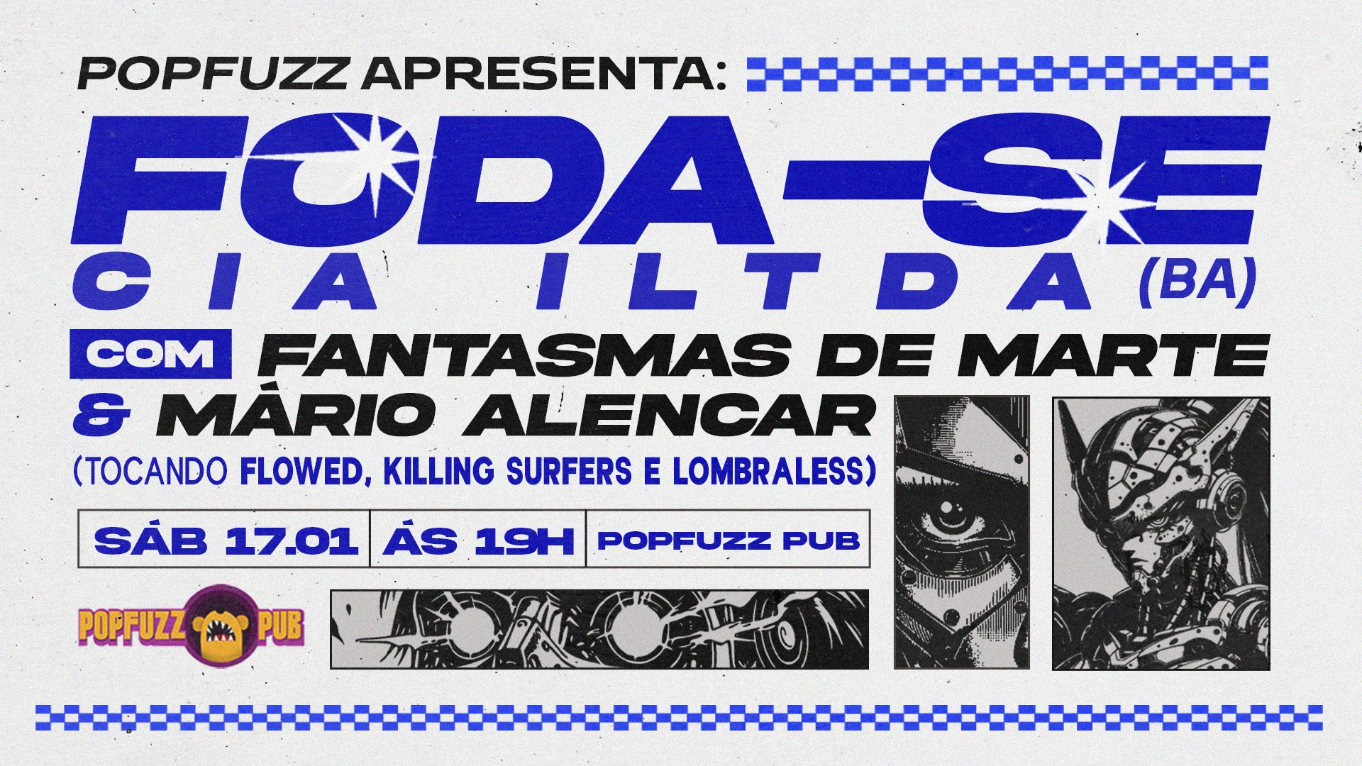 Foda-Se Cia Iltda + Fantasmas De Marte + Mario Alencar