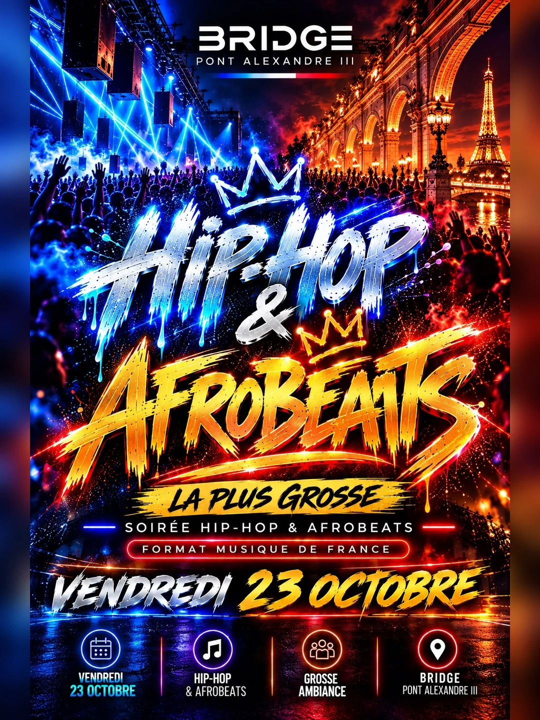 Bridge Club La + Grande Soirée Hip - Hop & Afrobeats 23-10
