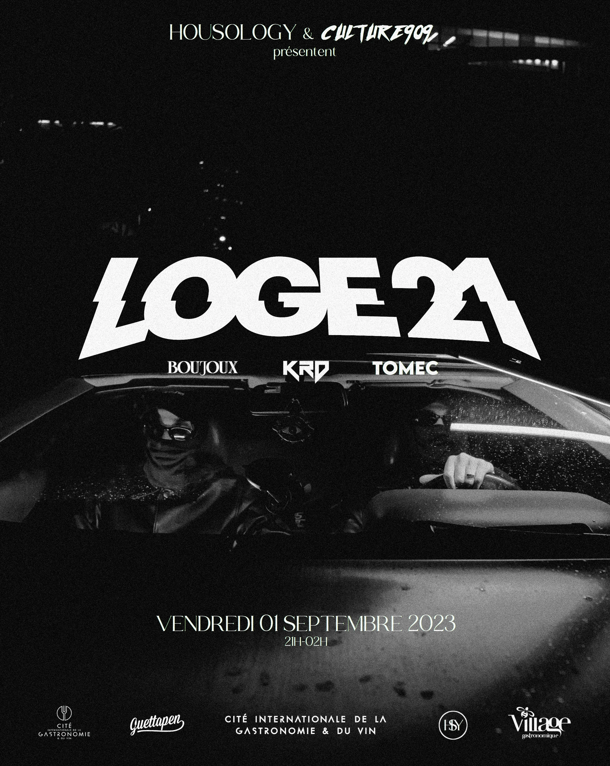 Housology X Culture909 Présentent Loge21
