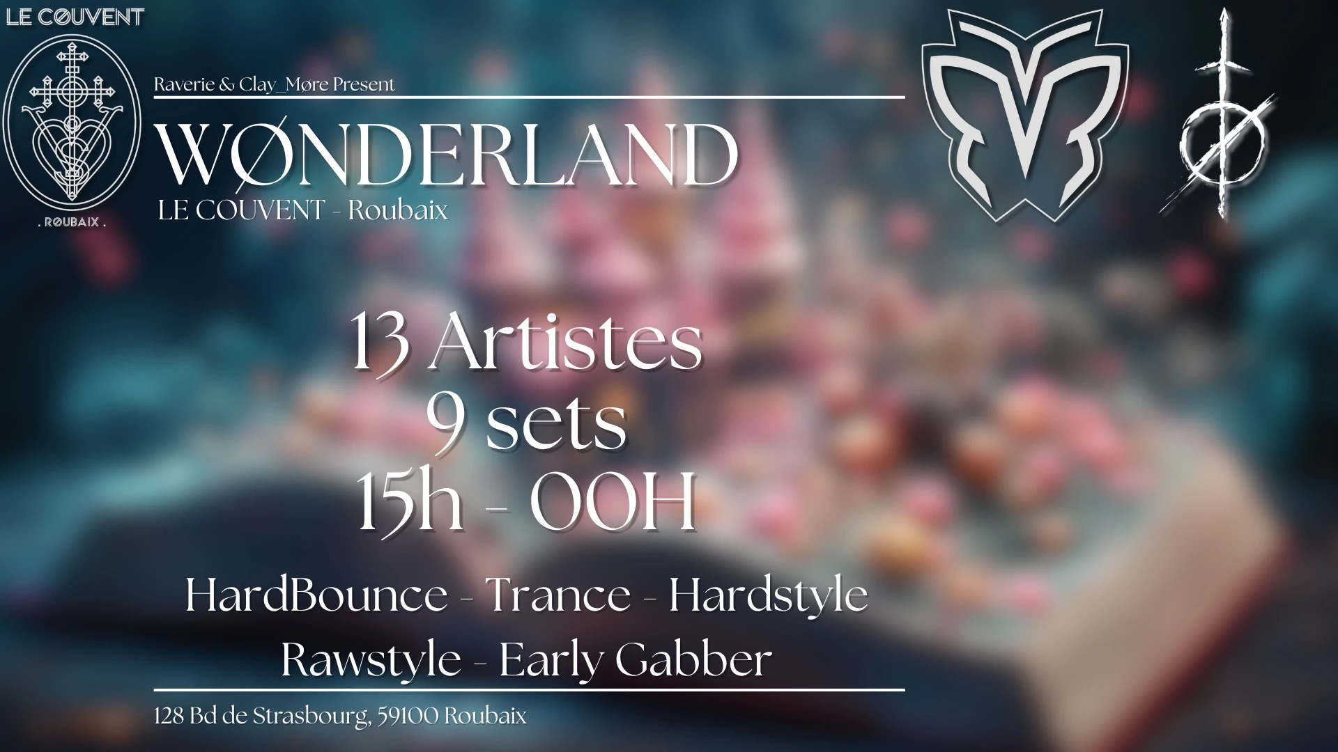 Wonderland - Le Couvent - Raverie & Clay_Møre