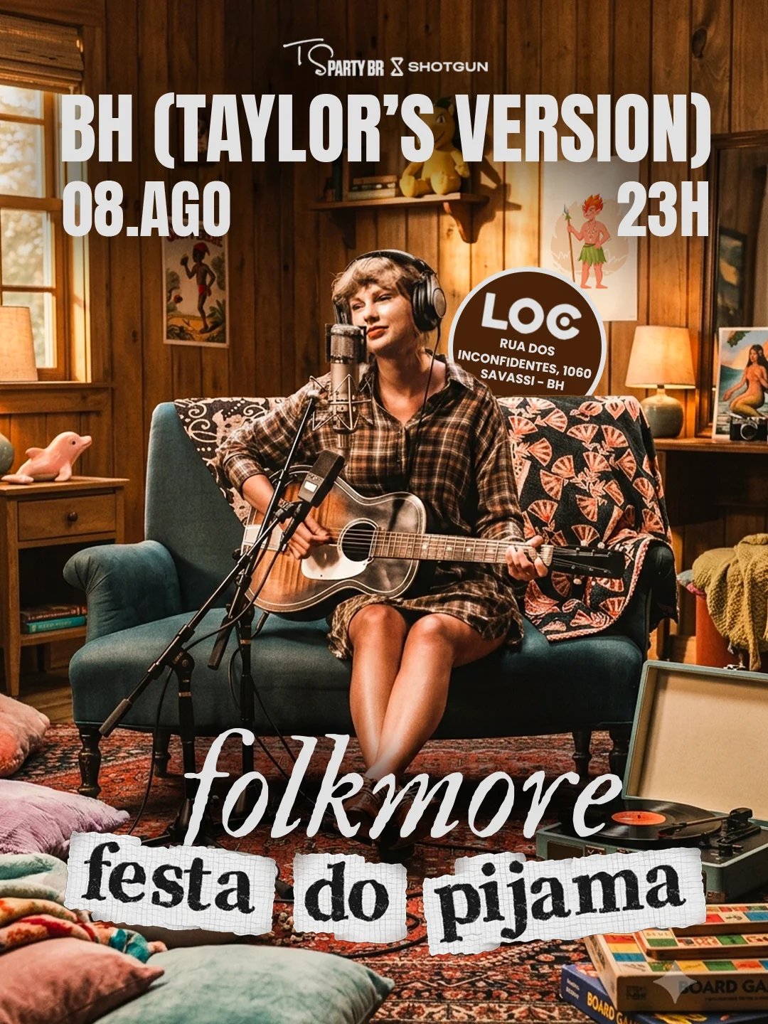 Bh (Taylor's Version): Folkmore: Festa Do Pijama Edition