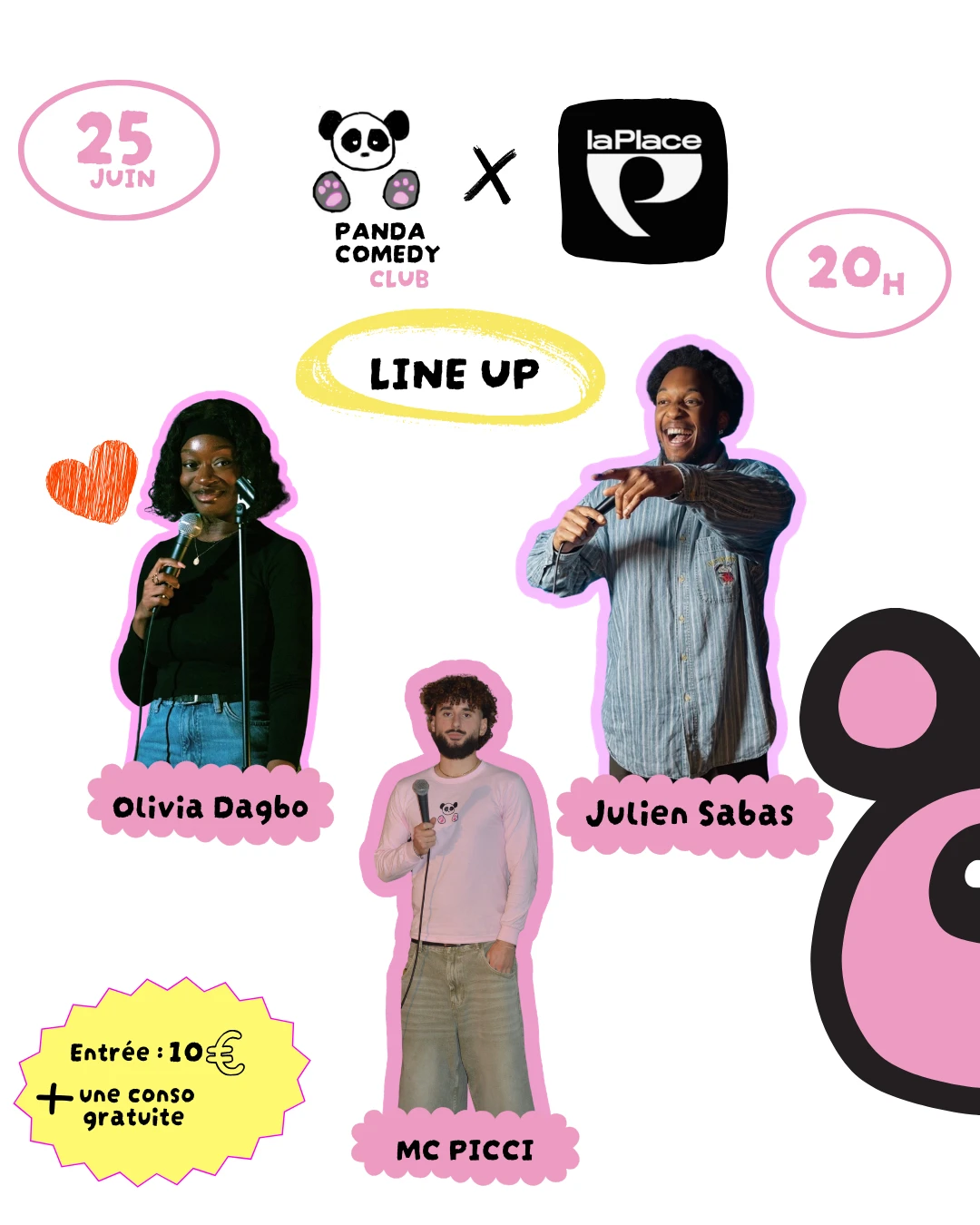 Panda Comédie Club X Laplace