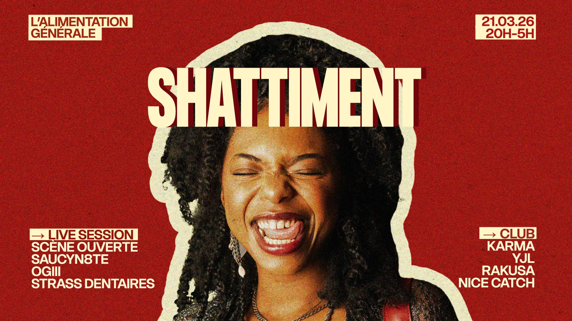 Shattiment : Live & Club