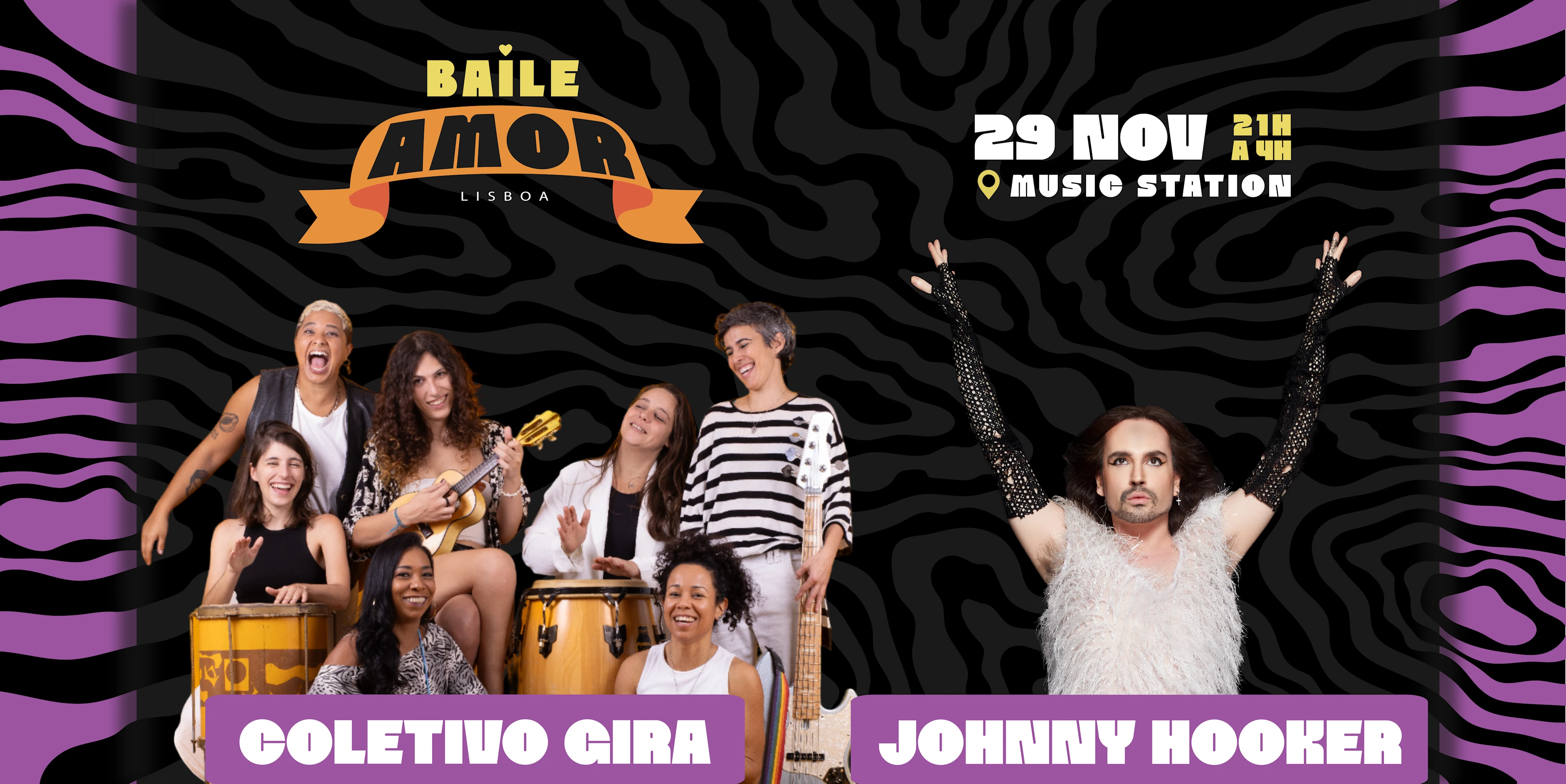 Johnny Hooker + Coletivo Gira Em Lisboa @ Baile Amor