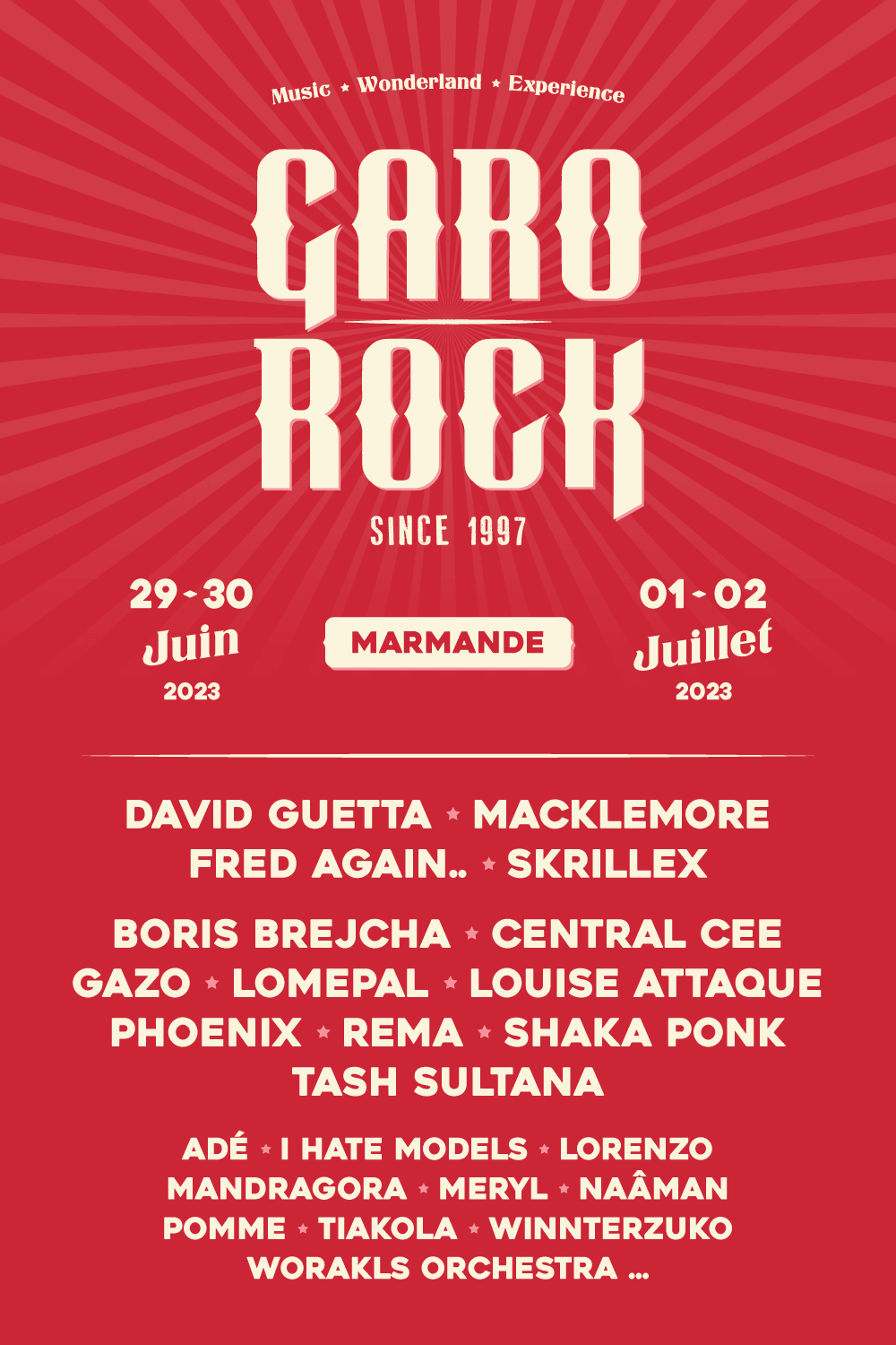 Festival Garorock 2023