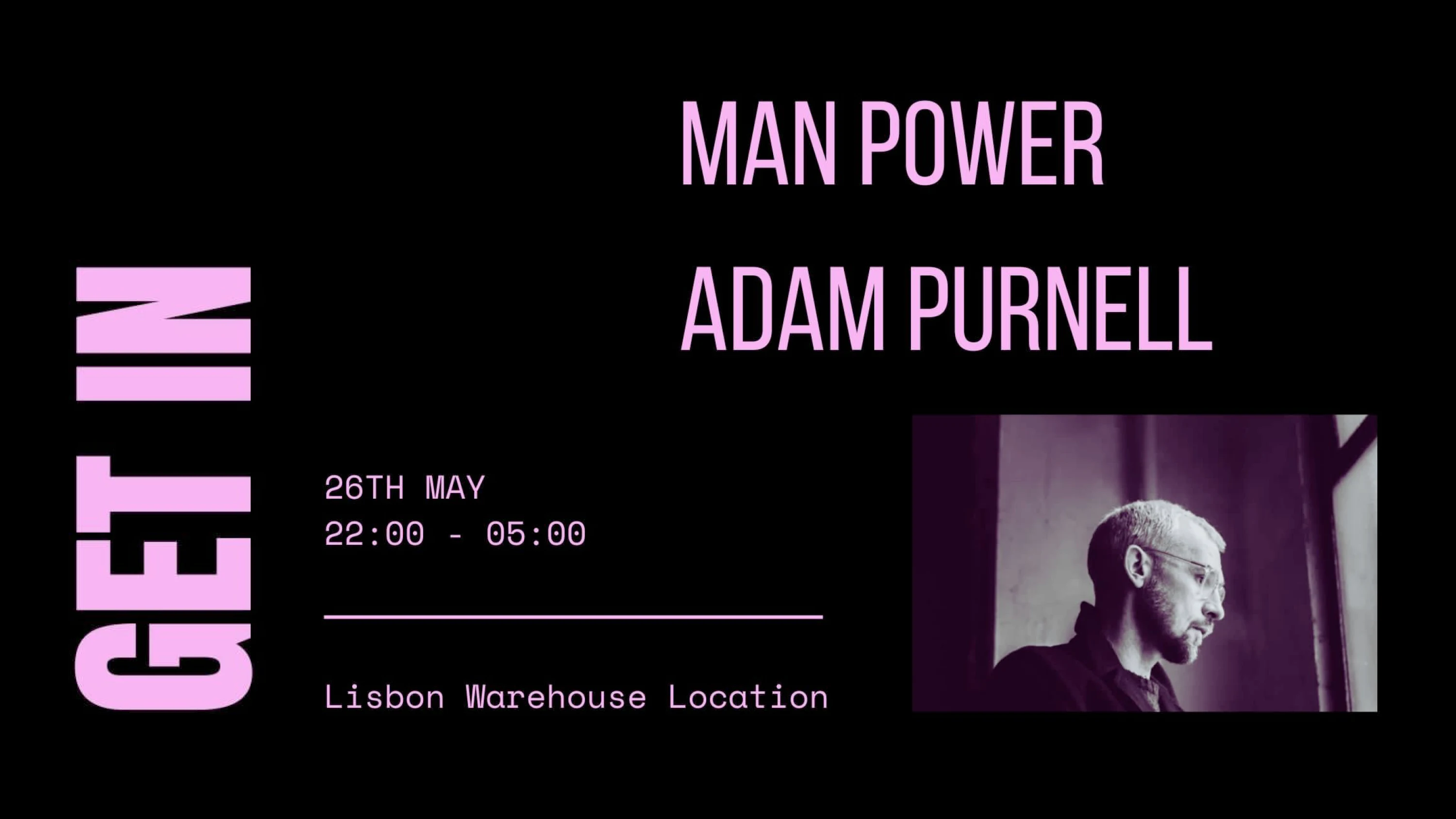 Get In - Man Power & Adam Purnell