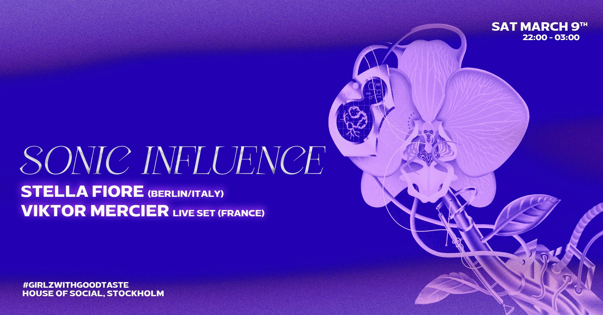 Gwgt /// Sonic Influence: Stella Fiore & Viktor Mercier Live