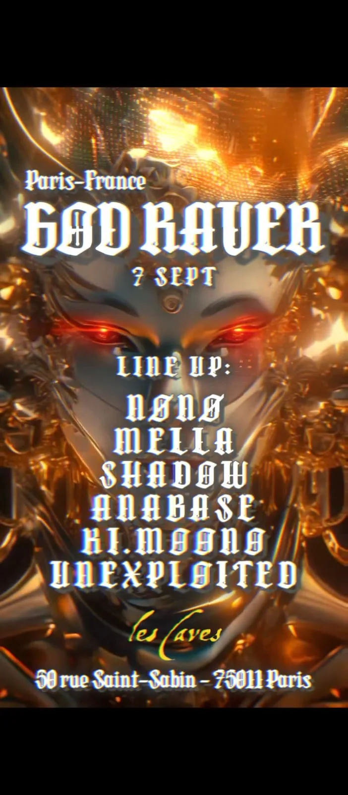 God Raver X Les Caves Saint Sabin