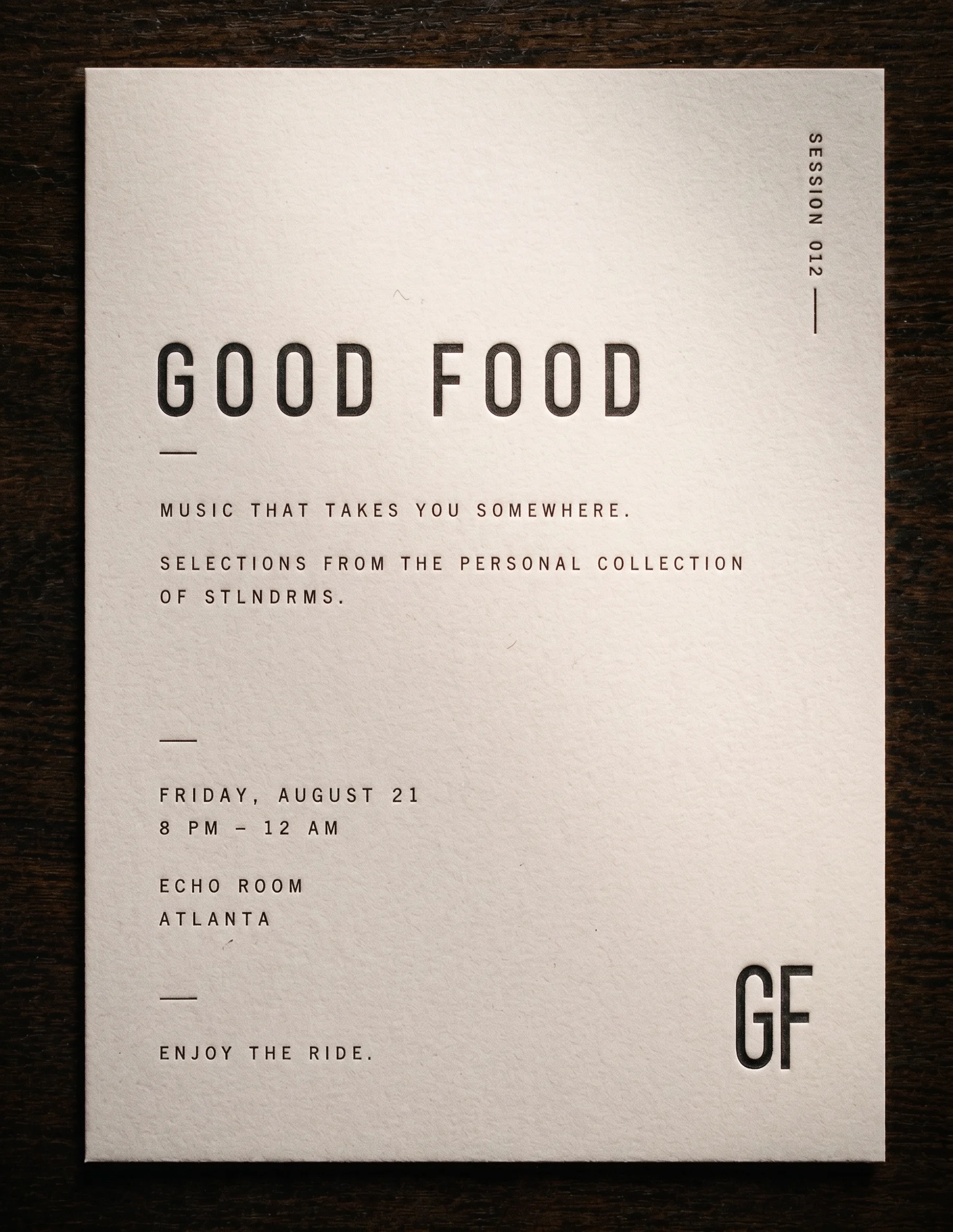 Good Food Listening Session #12