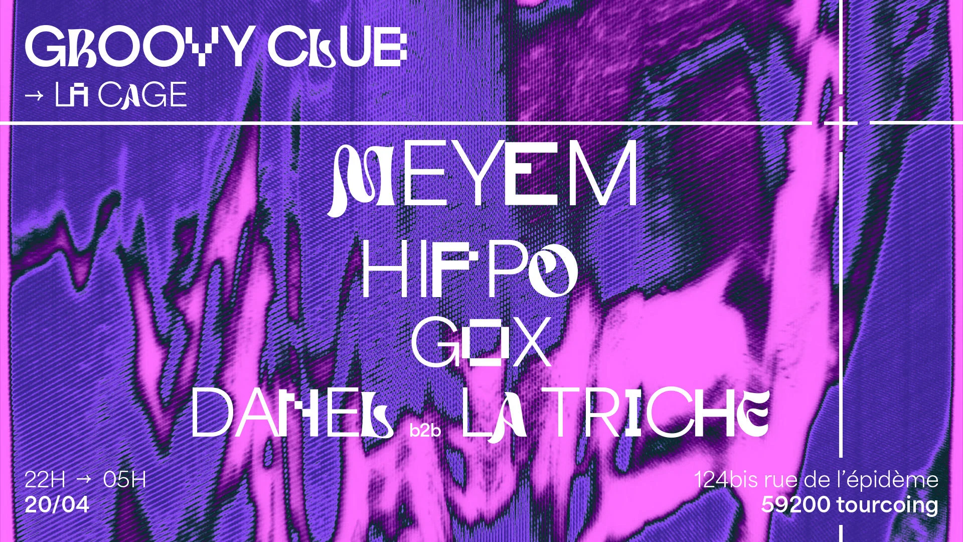 Groovy Club Invite Meyem & Hippo