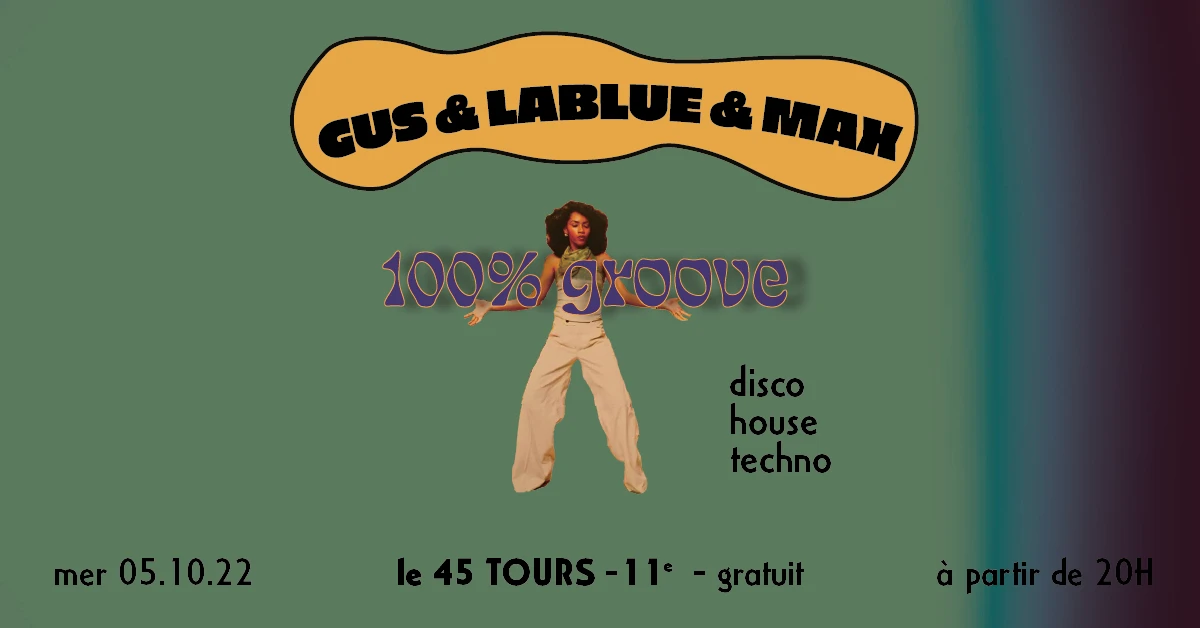 Wednesday Groovy Night W/Gus, Lablue & Maxime + Psg - Benfica Lisbonne