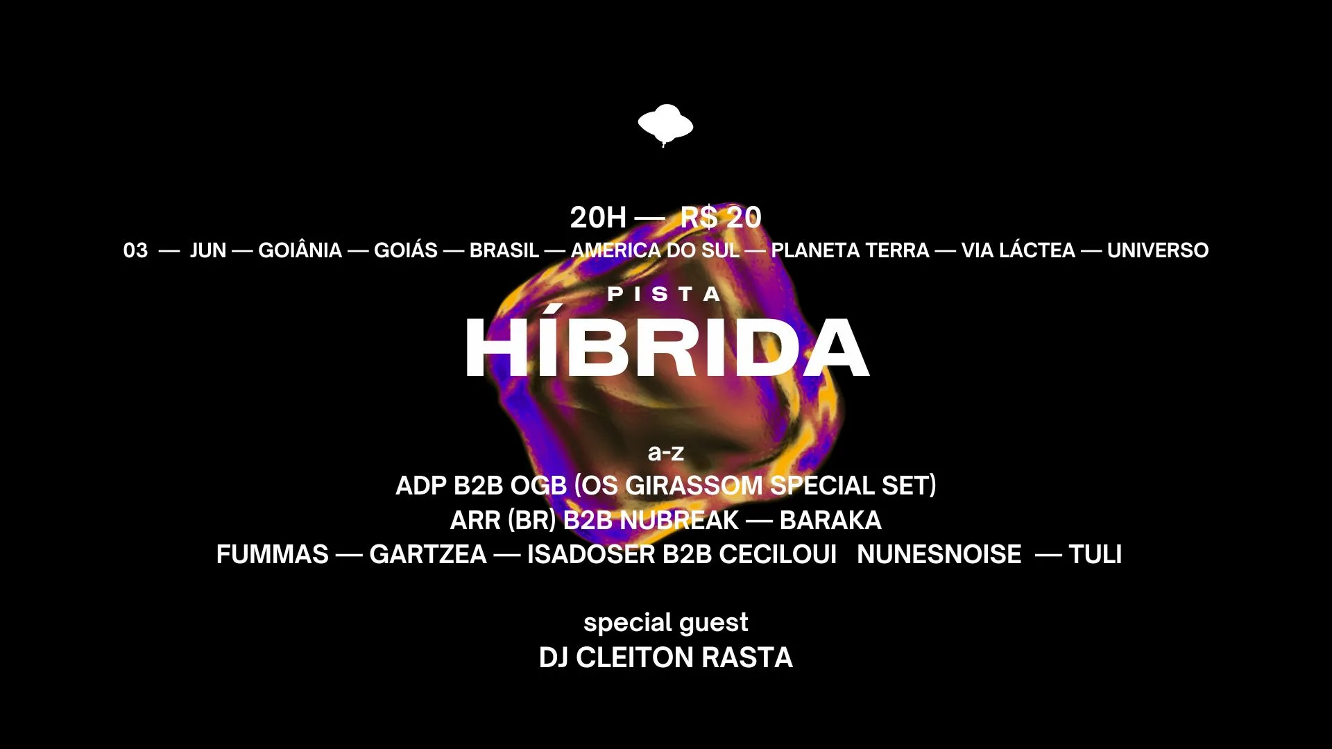 Bora Apresenta: Pista Híbrida 03-06 Com Dj Cleiton Rasta