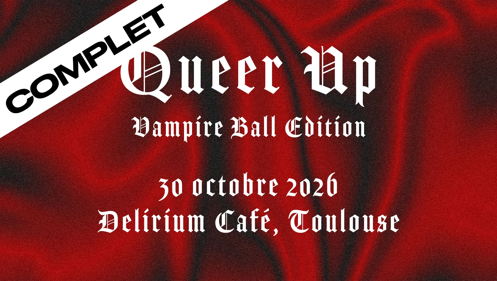 Queer Up : Vampire Ball Toulouse (Soirée Lesbienne Et Queer)