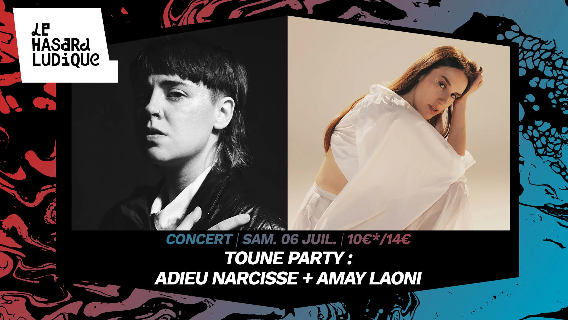 Toune Party : Adieu Narcisse + Amay Laoni