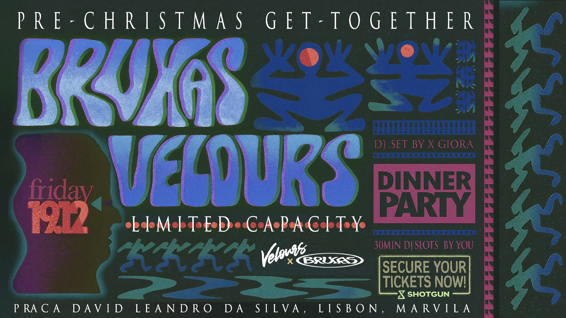 Bruxas X Velours Limited Pre-Christmas Dinner & Party