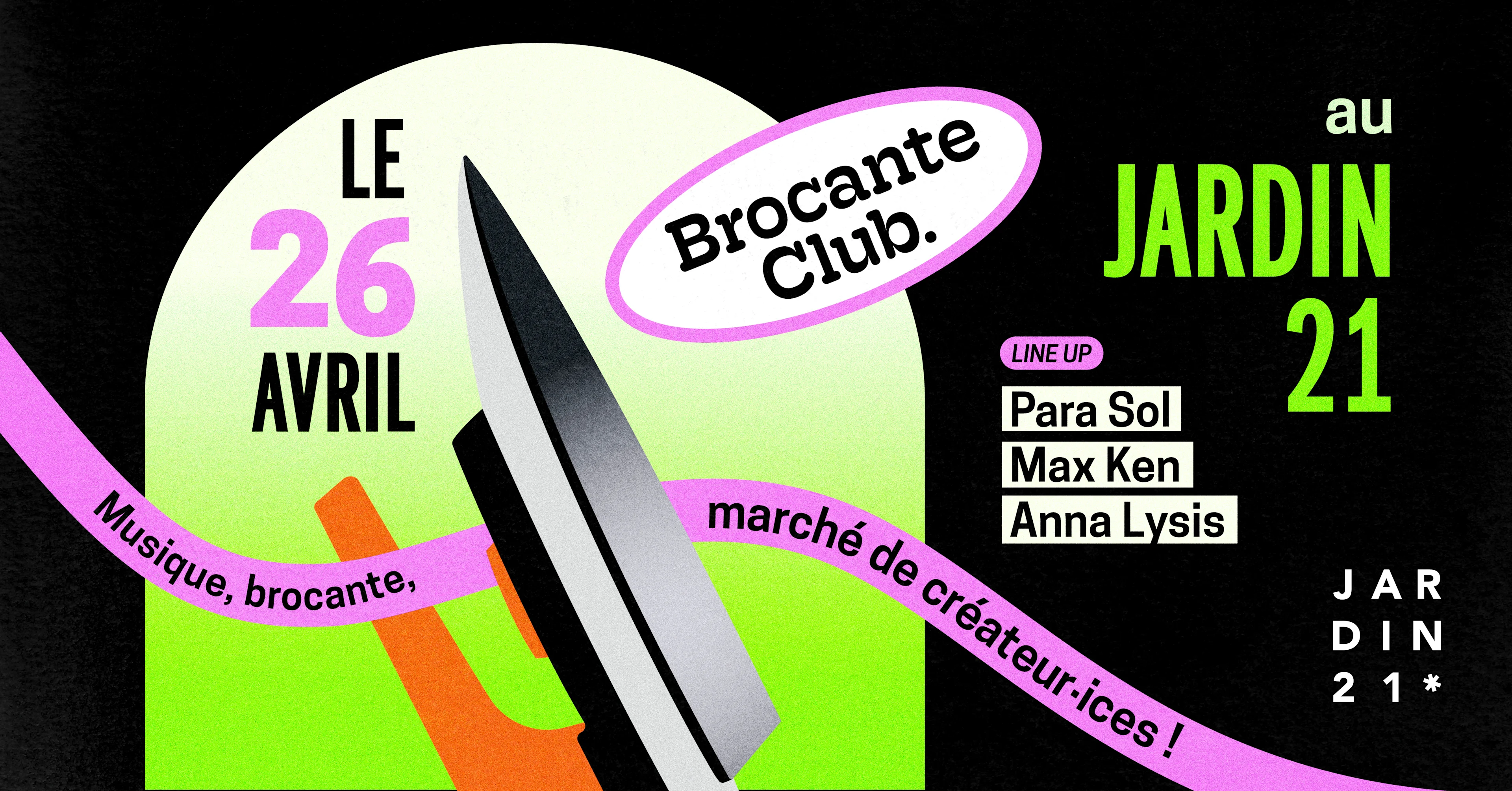 Brocante Club  X Jardin21 ~ Open Air