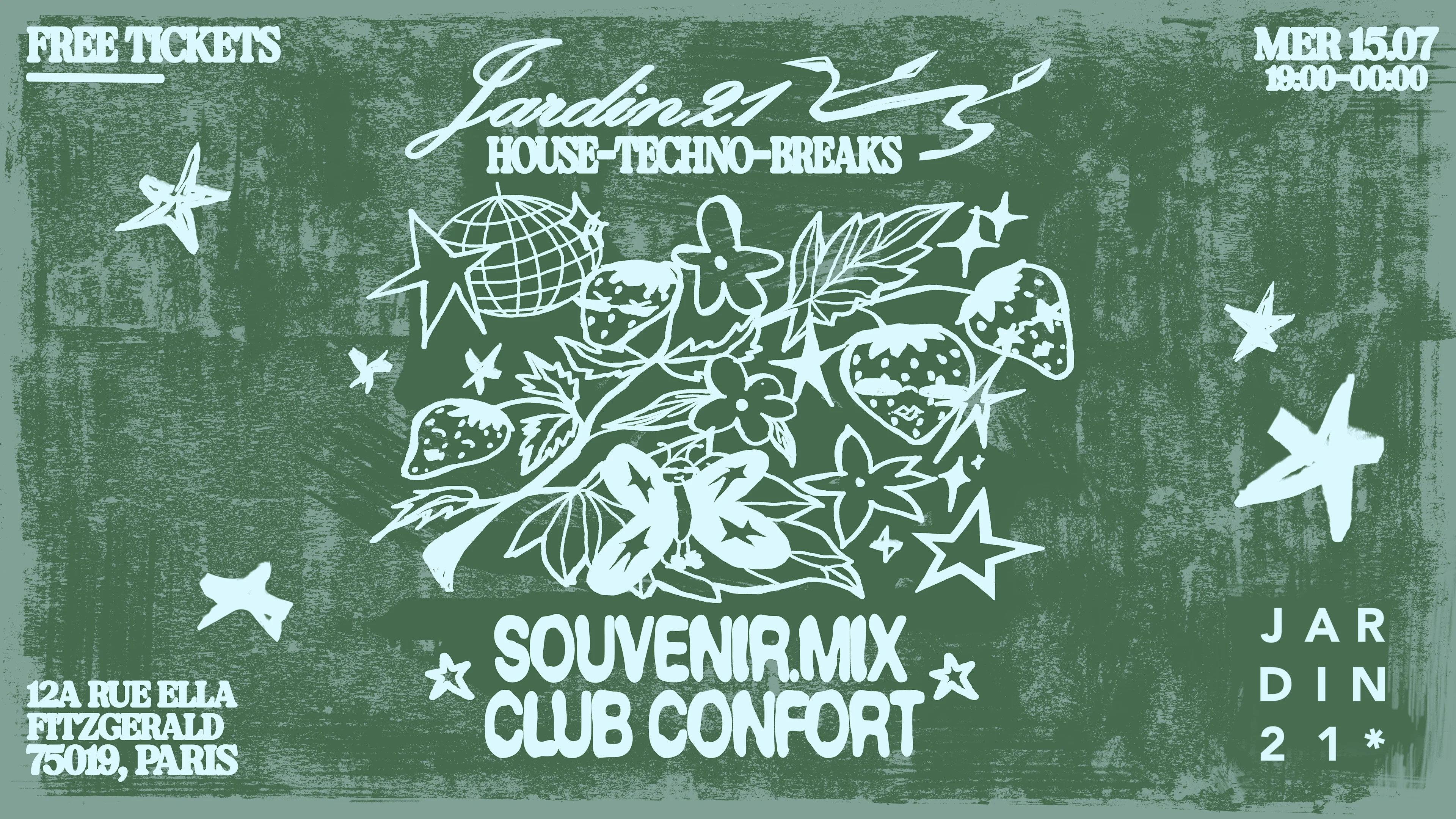 Souvenir.MIX & Friends X Jardin 21 - Dj Set