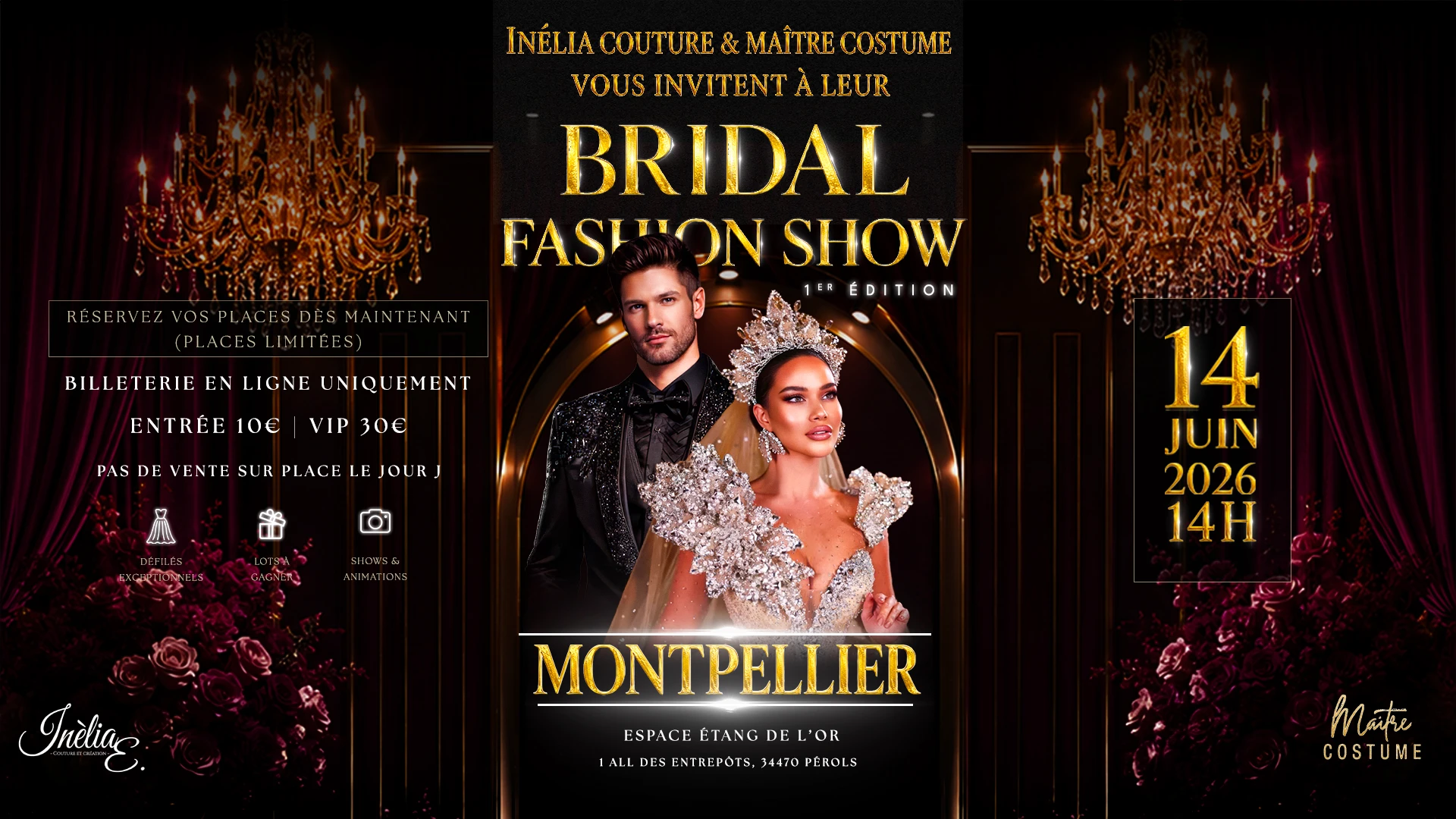 Inelia Couture & Maître Costume : Bridal Fashion Show