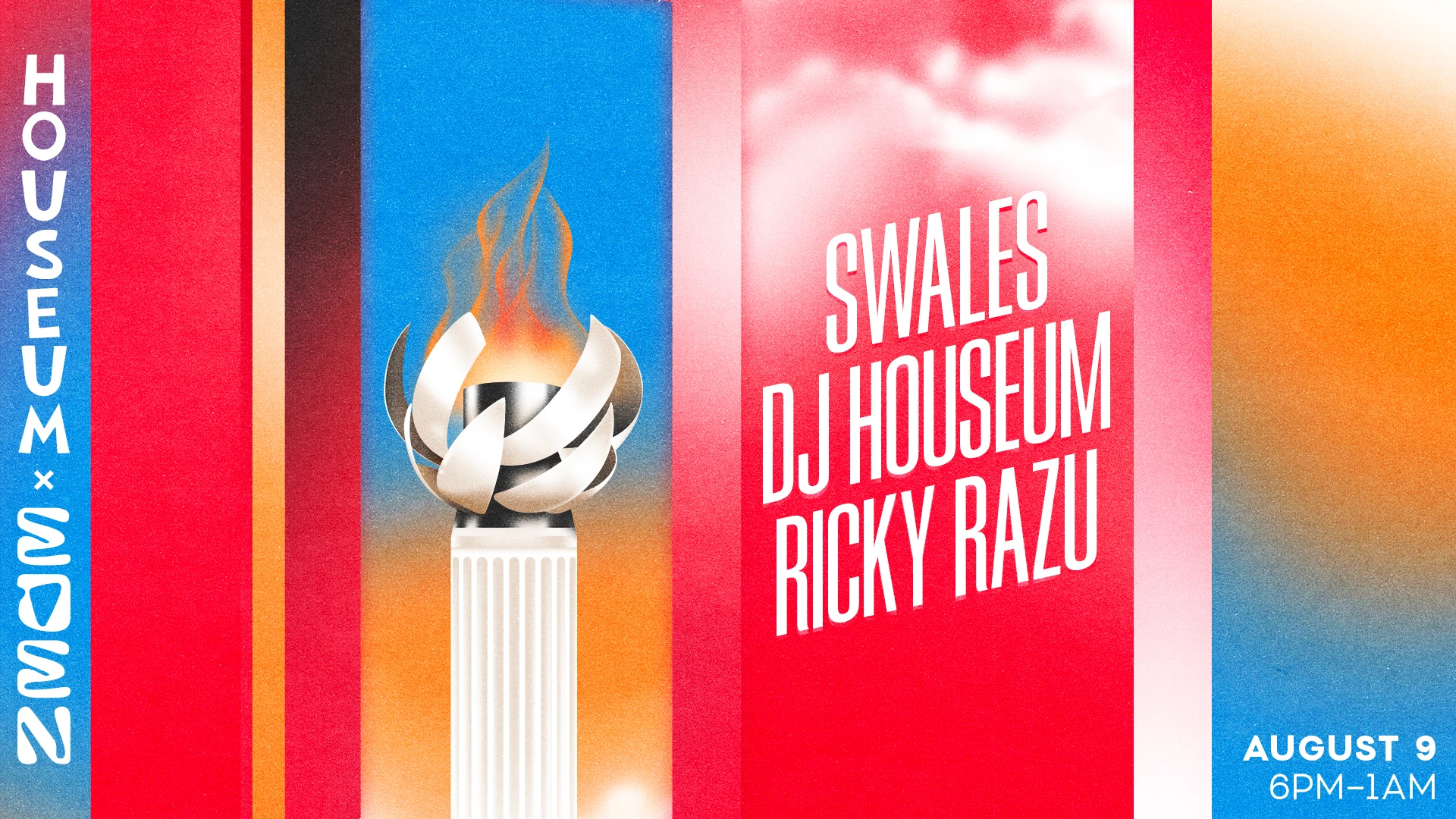 Open Air – Houseum X Eden : Ricky Razu, Swales, Dj Houseum