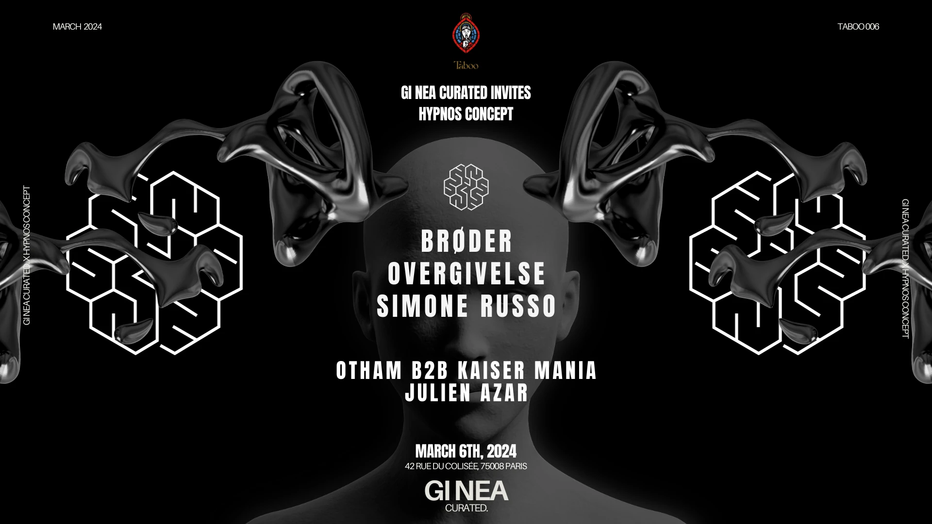 Gi Nea Curated. X Hypnos • Taboo Paris
