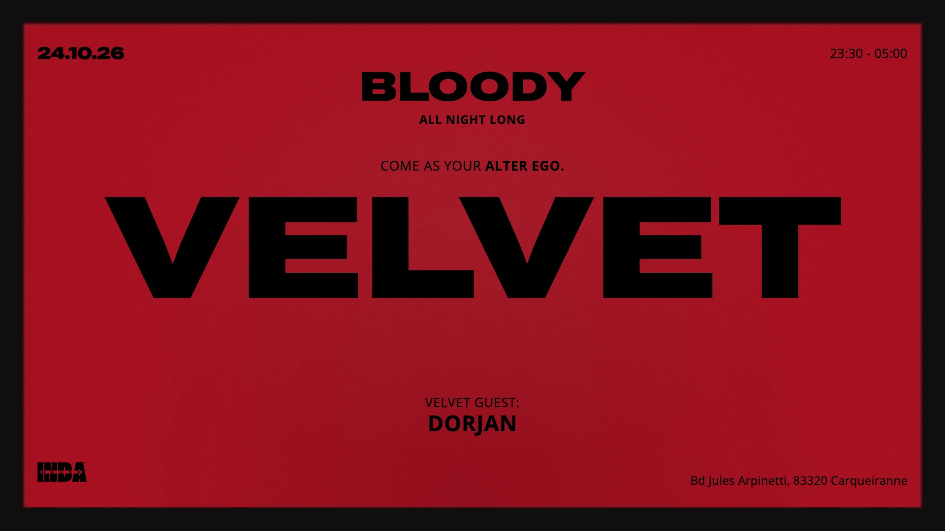 Velvet At Inda House By Boodly : 24.10.26